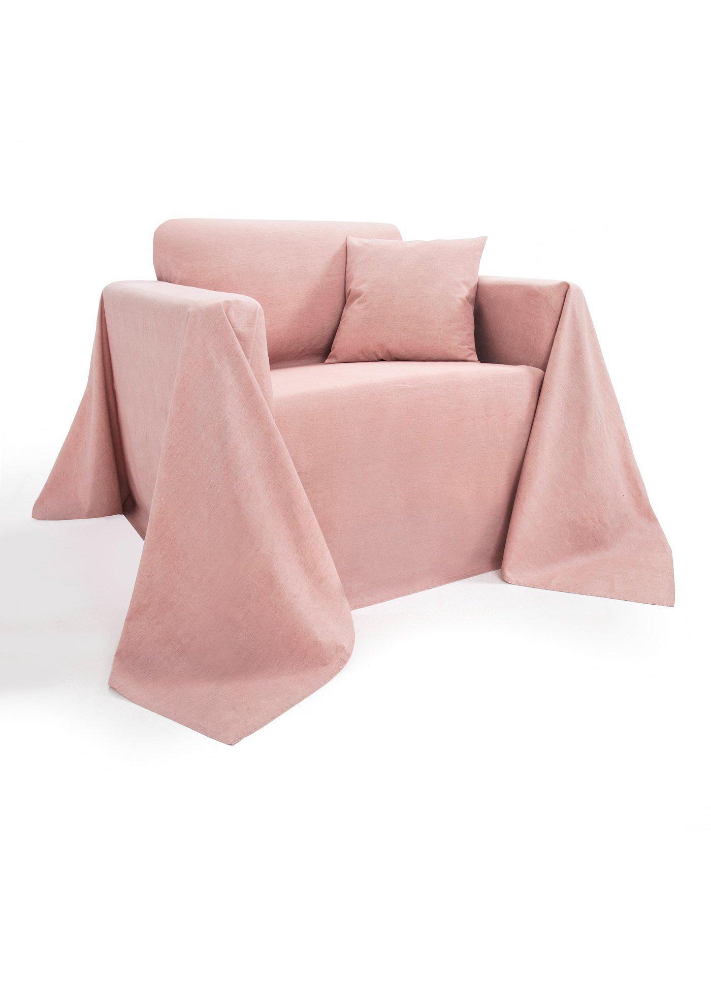 Couvre-lit effet lin