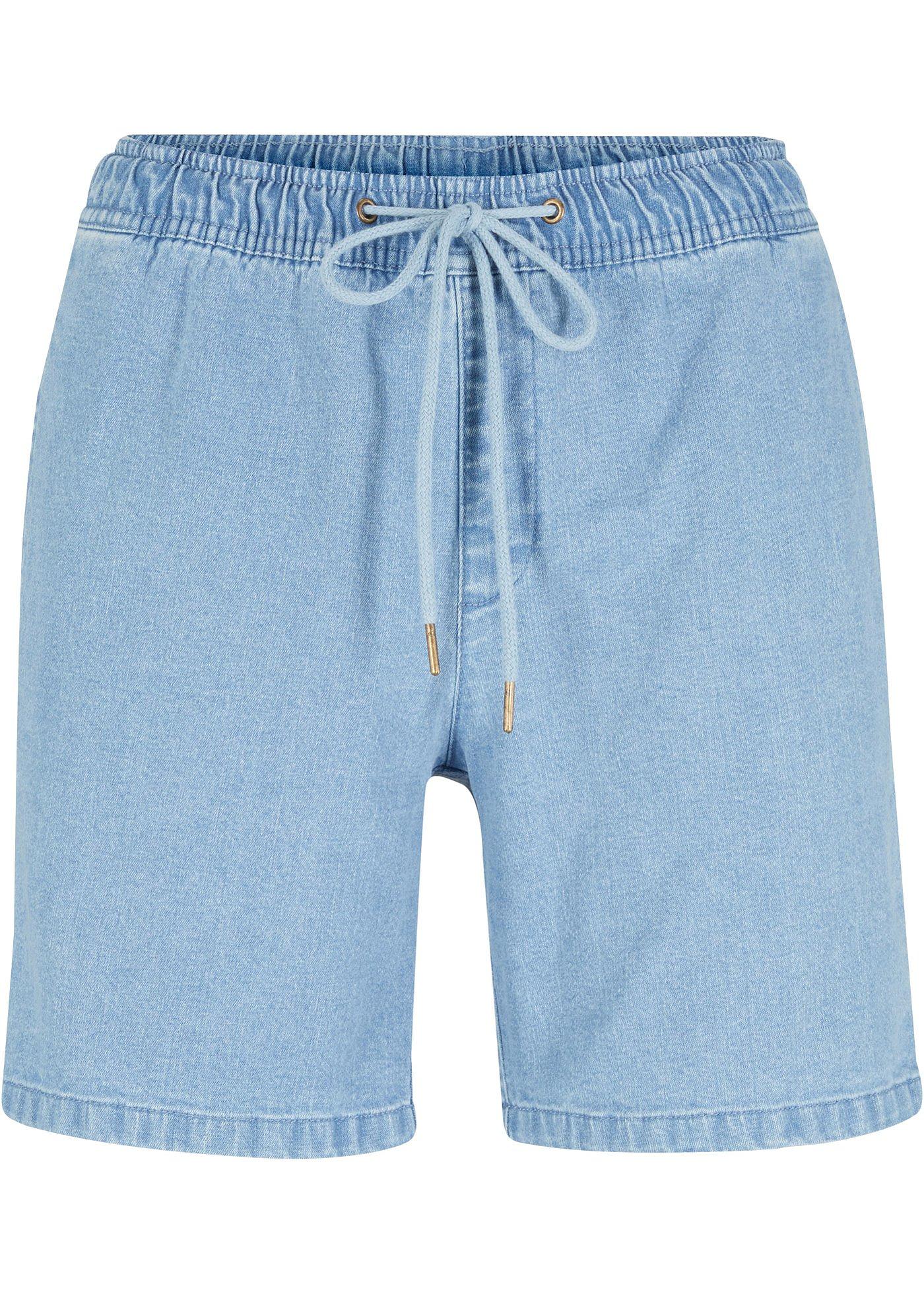 Short en jean avec élasthanne