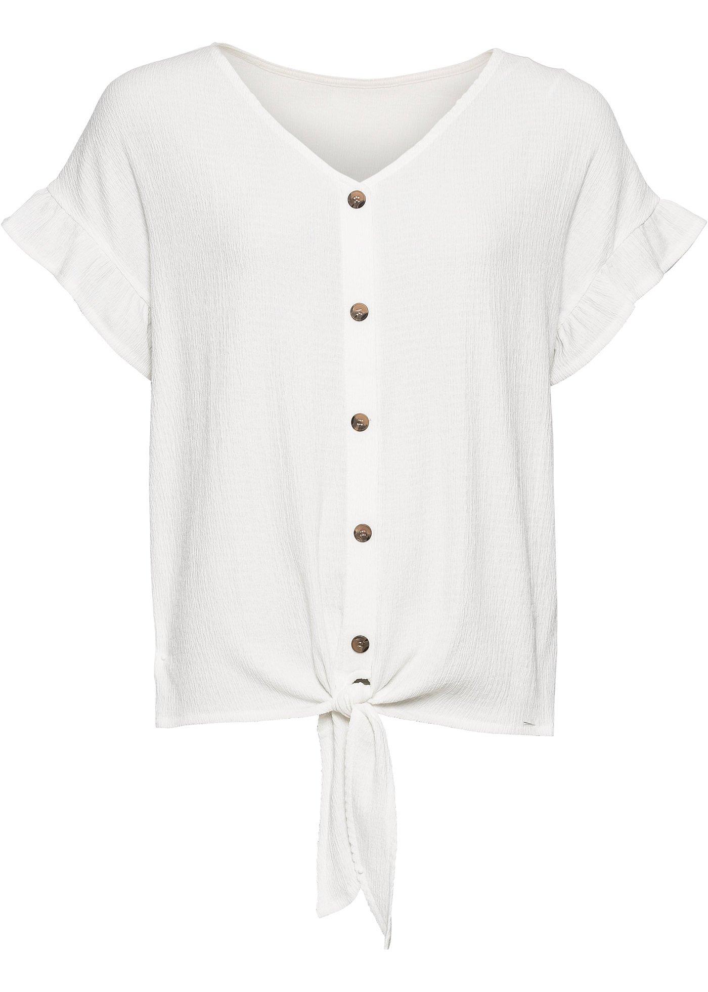 T-shirt boxy noué