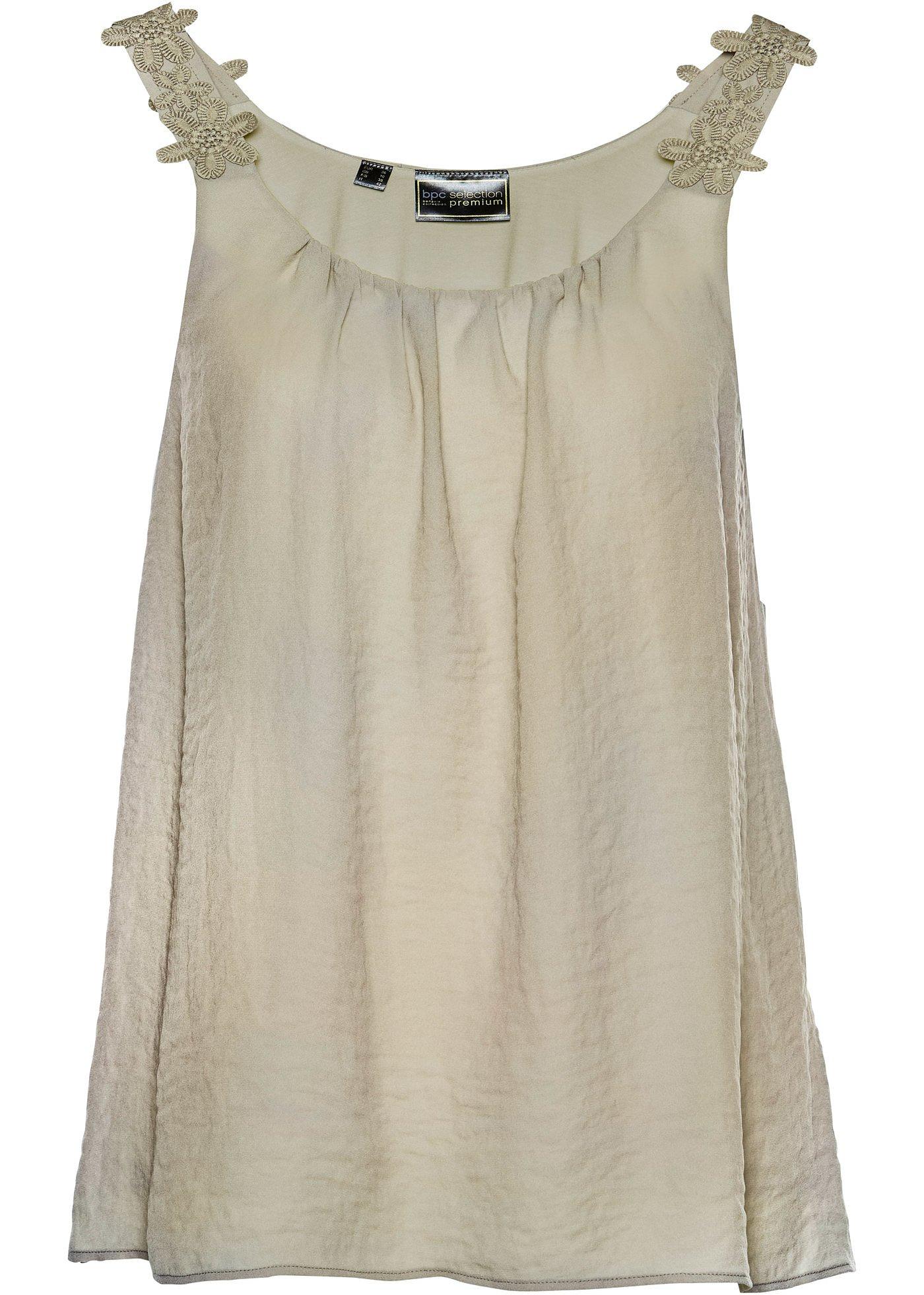 Top-blouse avec application florale