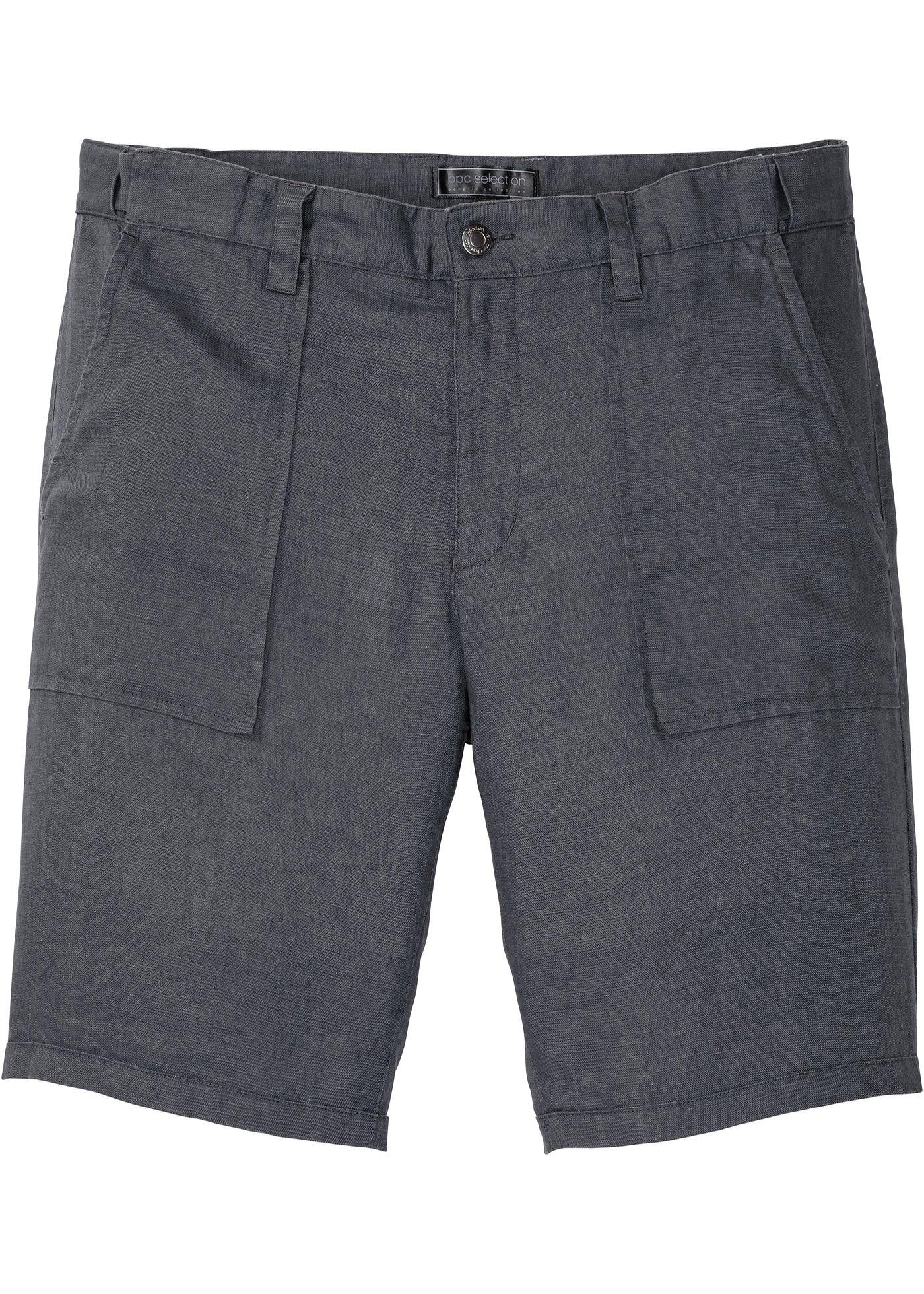 Bermuda en lin Regular Fit, Straight