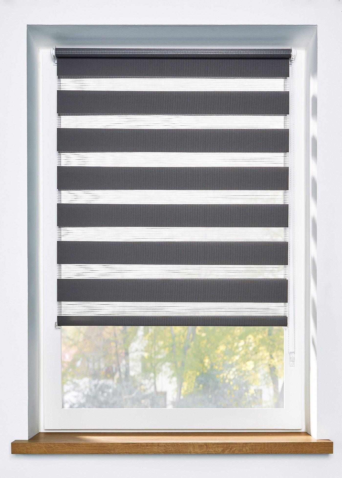 Store double enrouleur uni