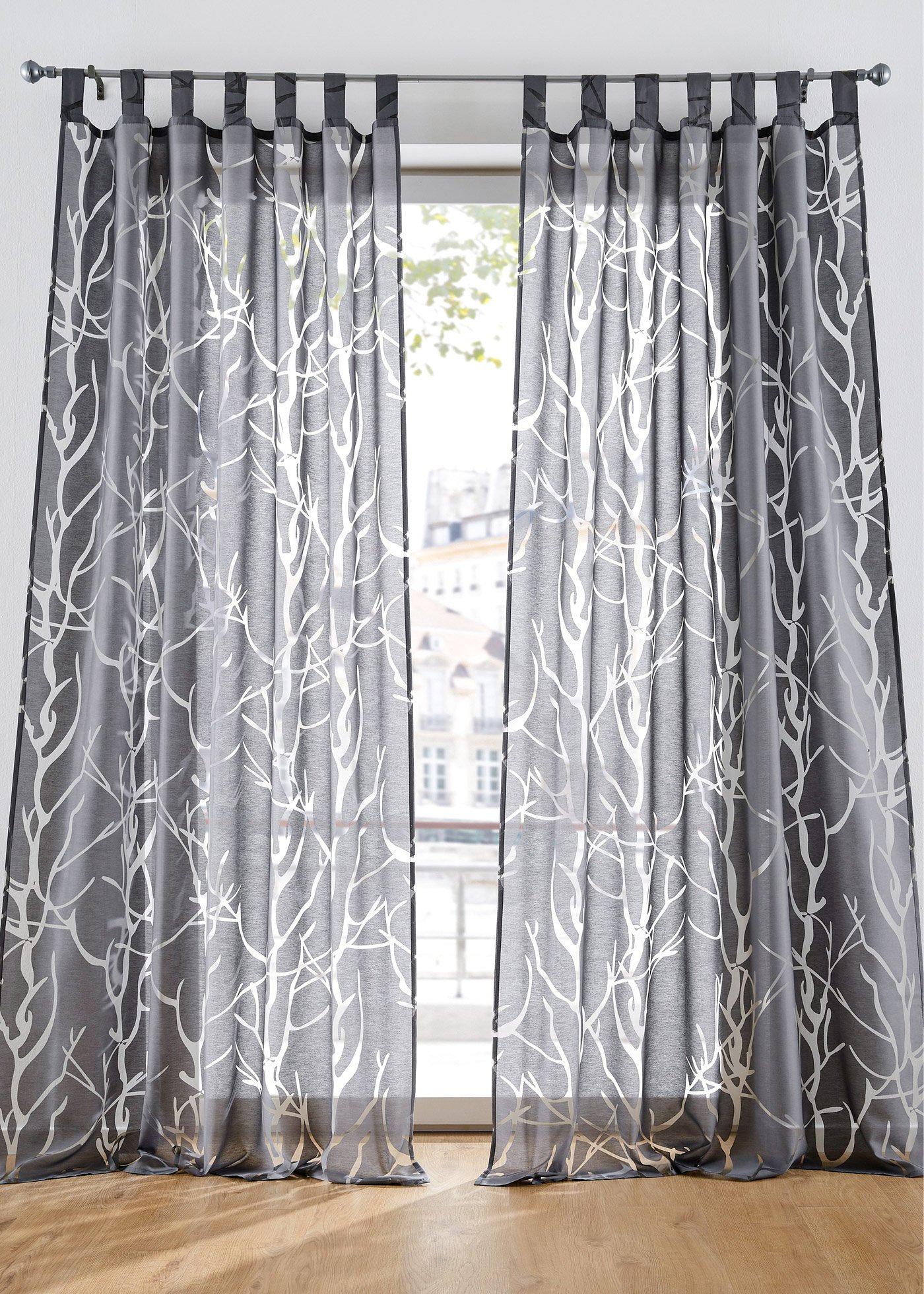 Voilage en dévoré (1 pce.)