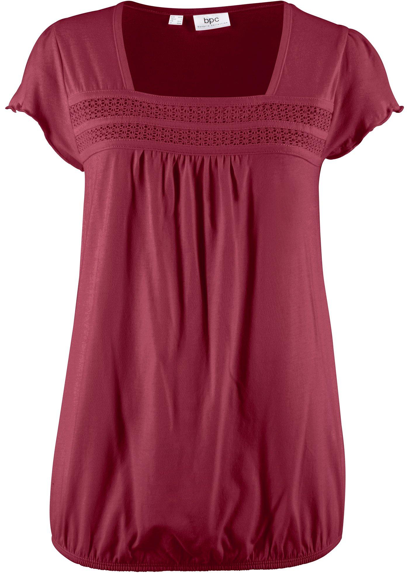 T-shirt avec col carré