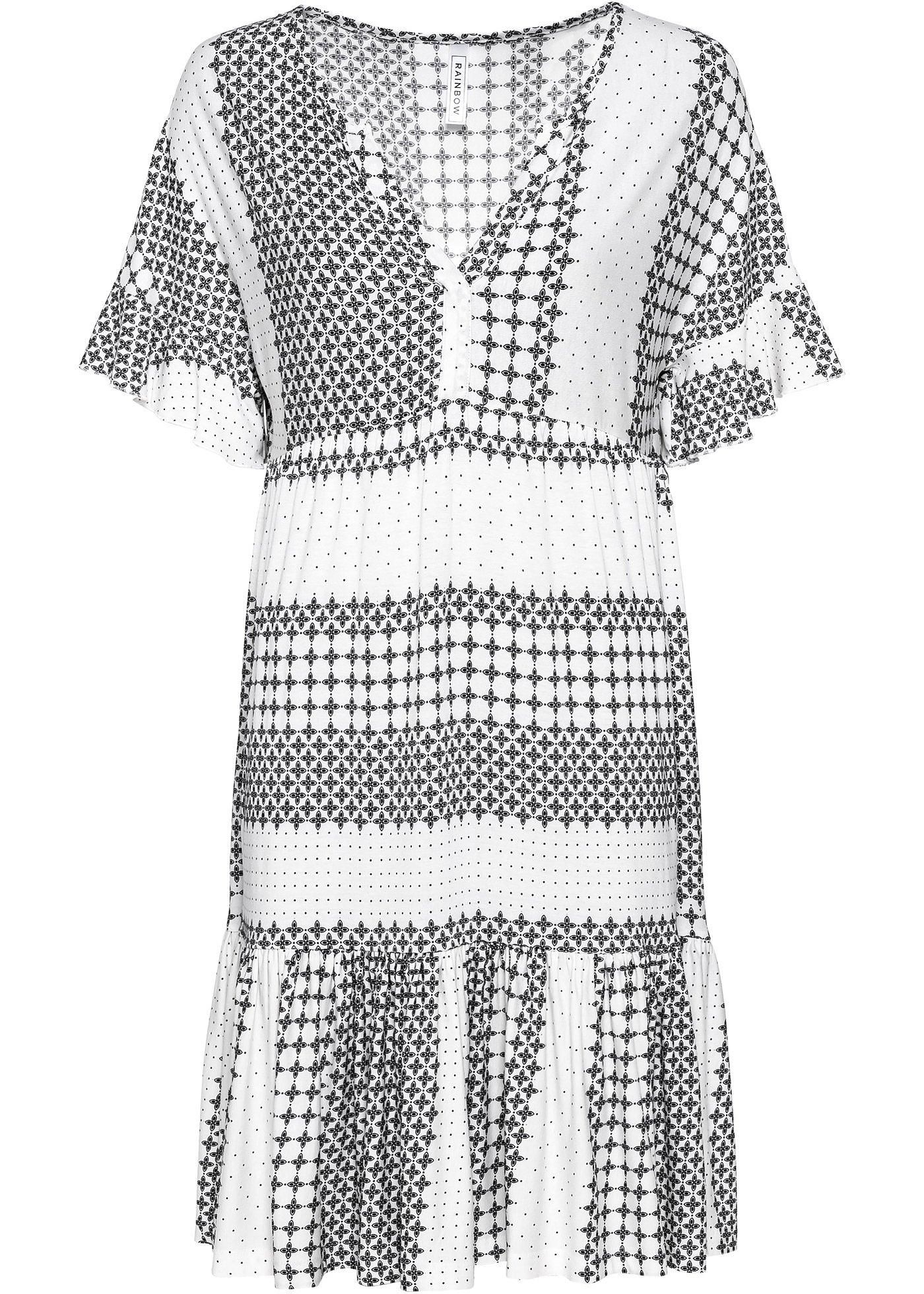 Robe en jersey imprimée