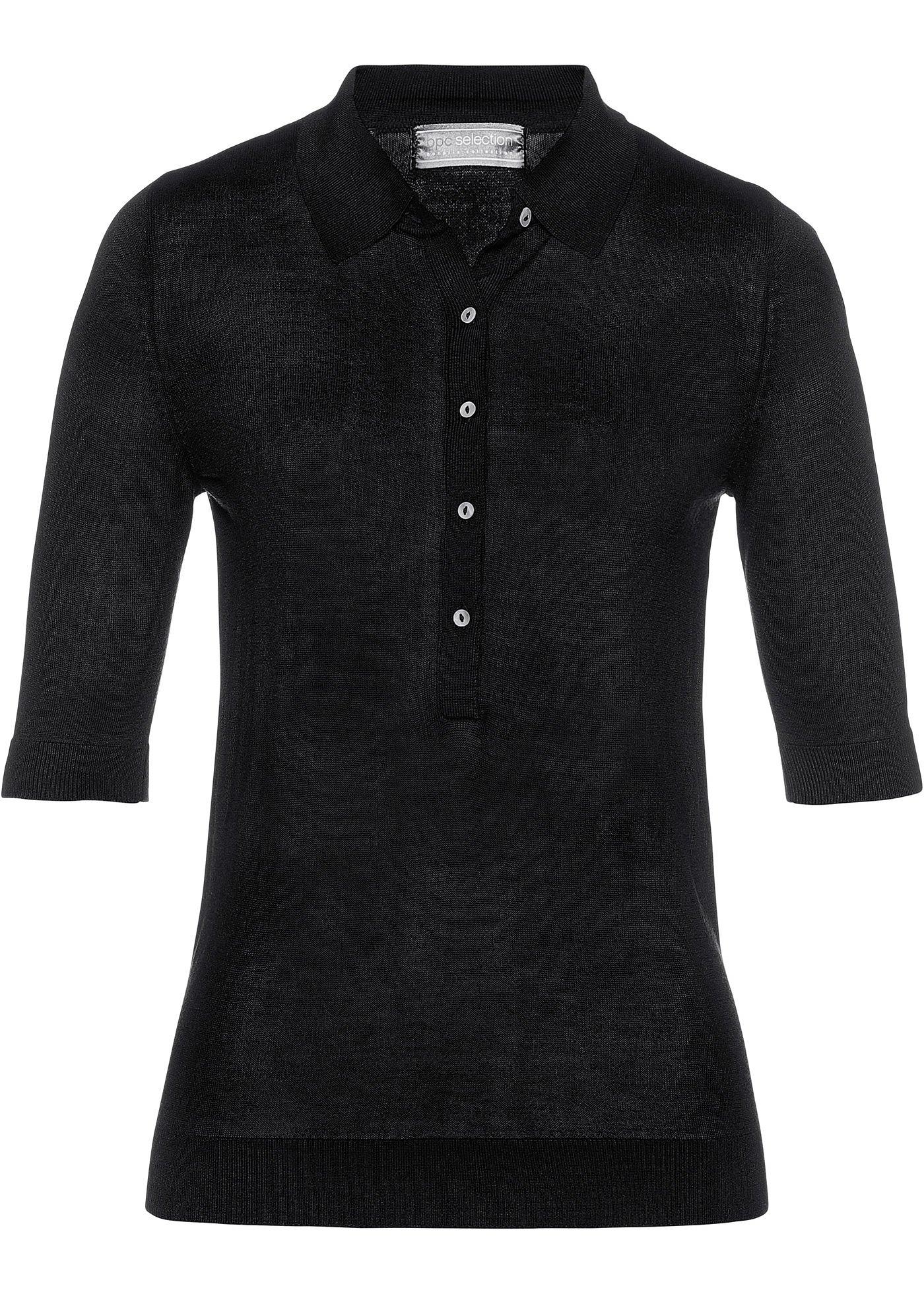 Pull manches courtes, col polo