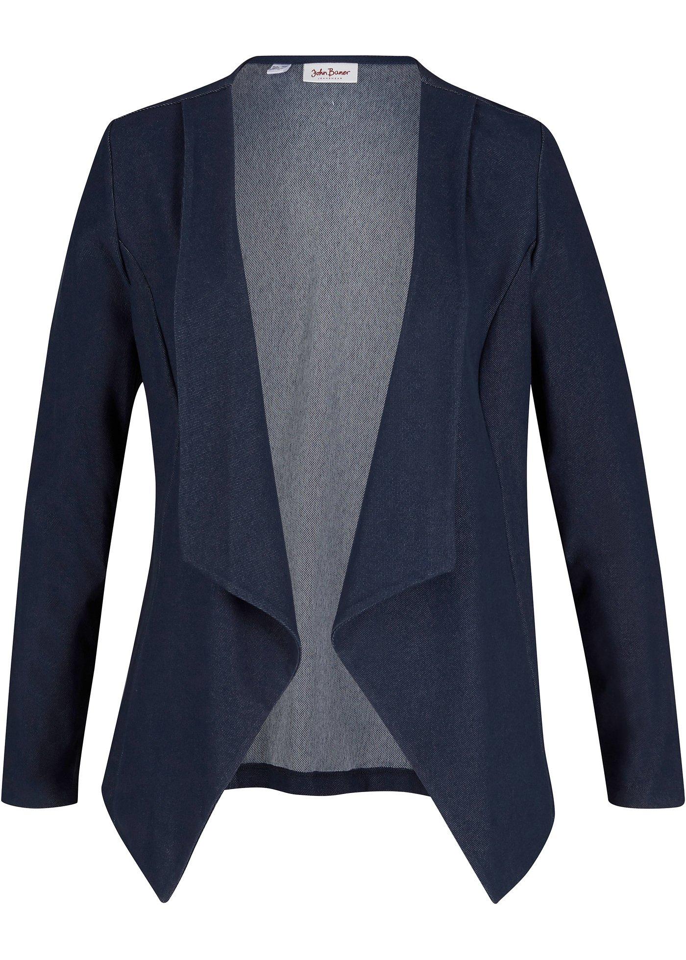 Blazer sweat aspect jean