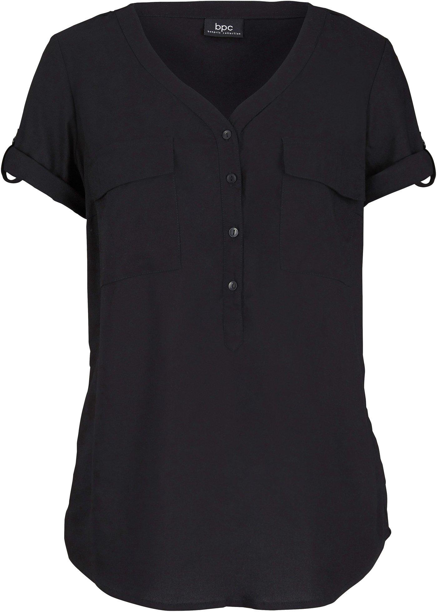 Image de Blouse en viscose à manches courtes