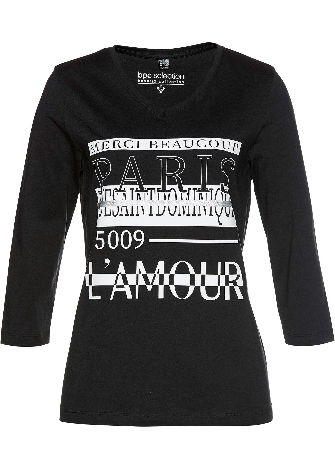 T-shirt à manches 3/4