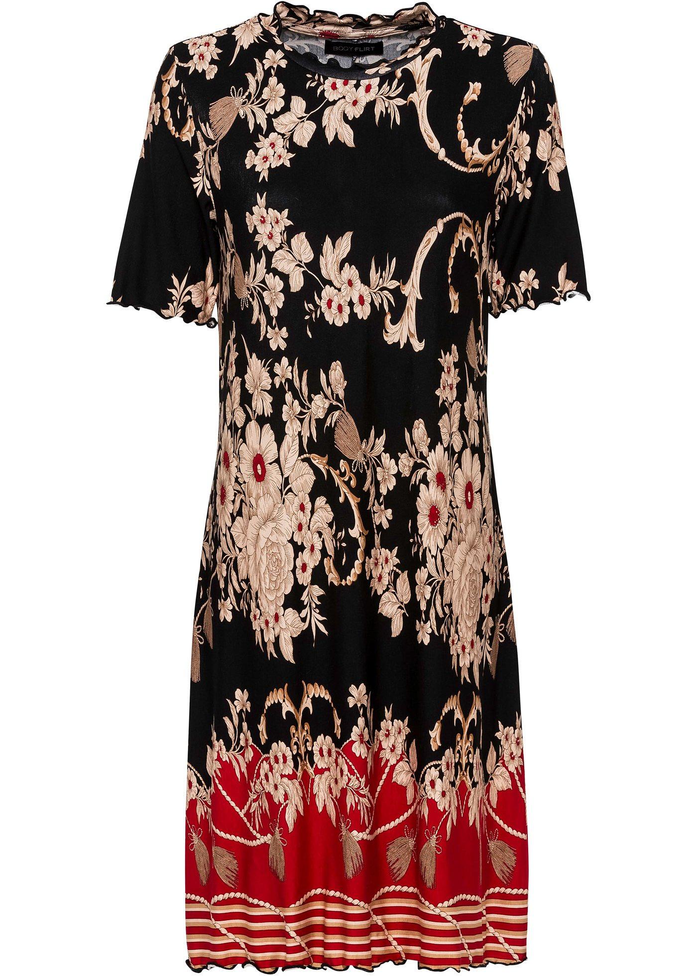 Robe en jersey à imprimé