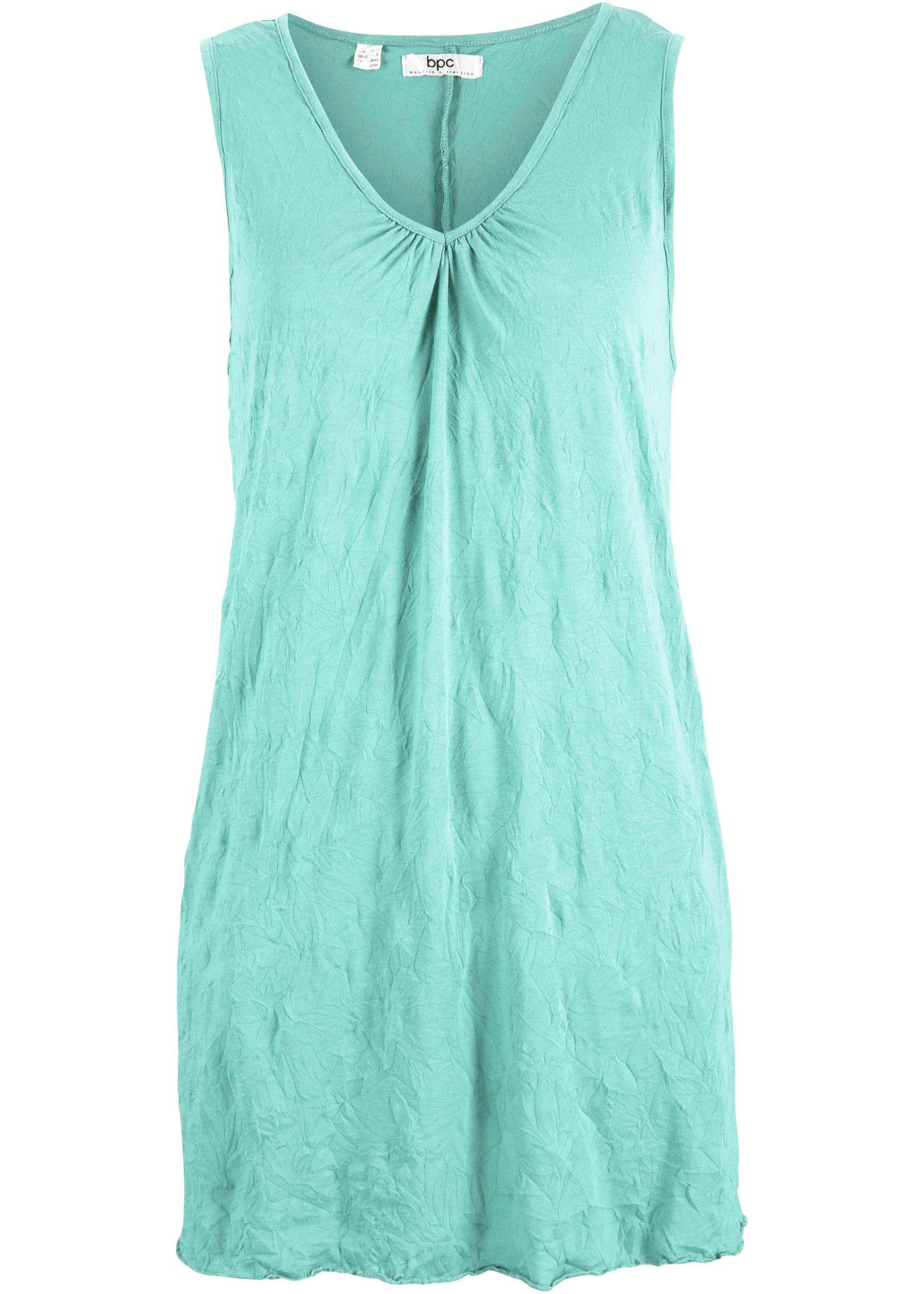 Top long à effet froissé