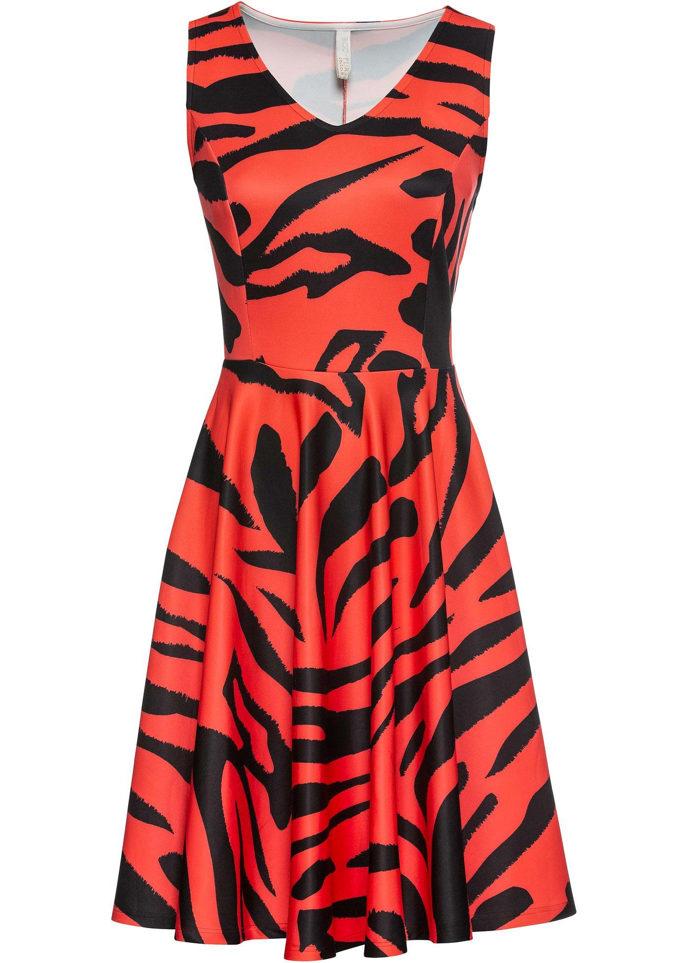 Robe à imprimé tigré