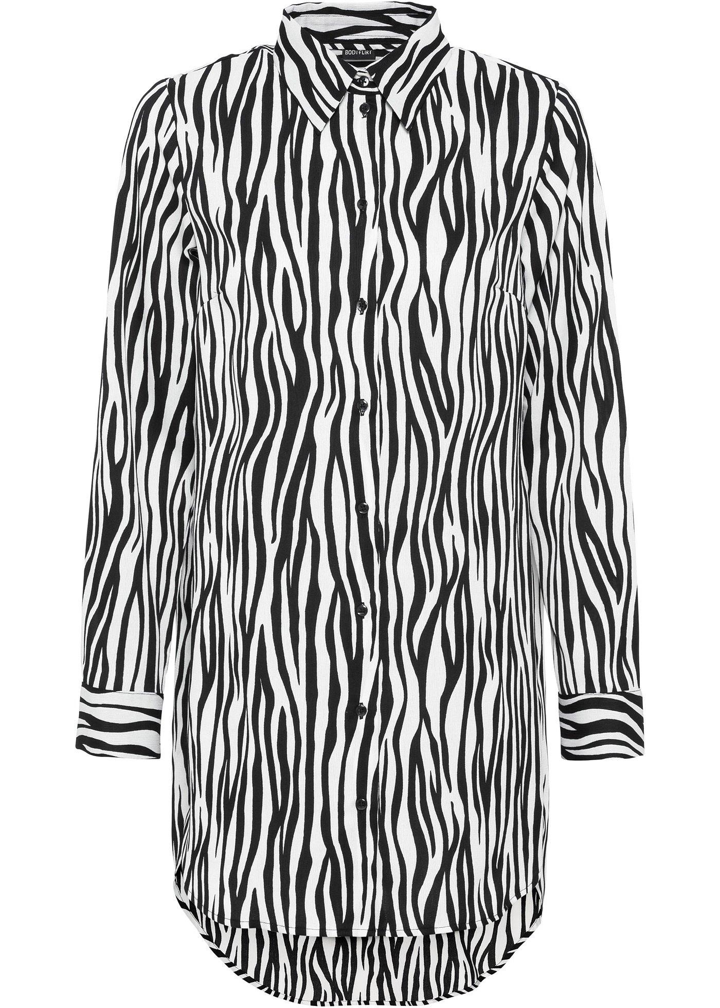 Chemisier à imprimé zèbre