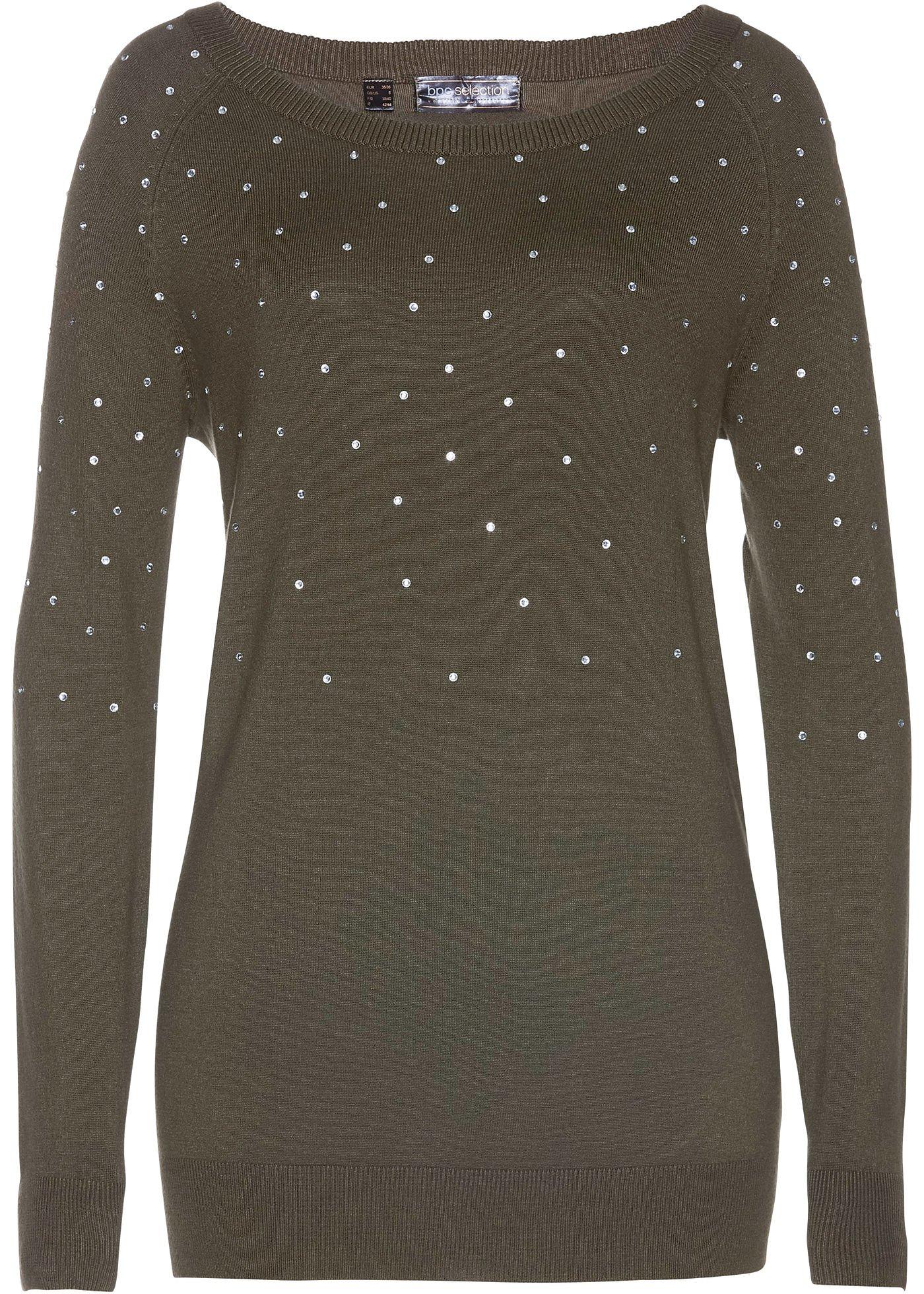 Pull long à éléments brillants