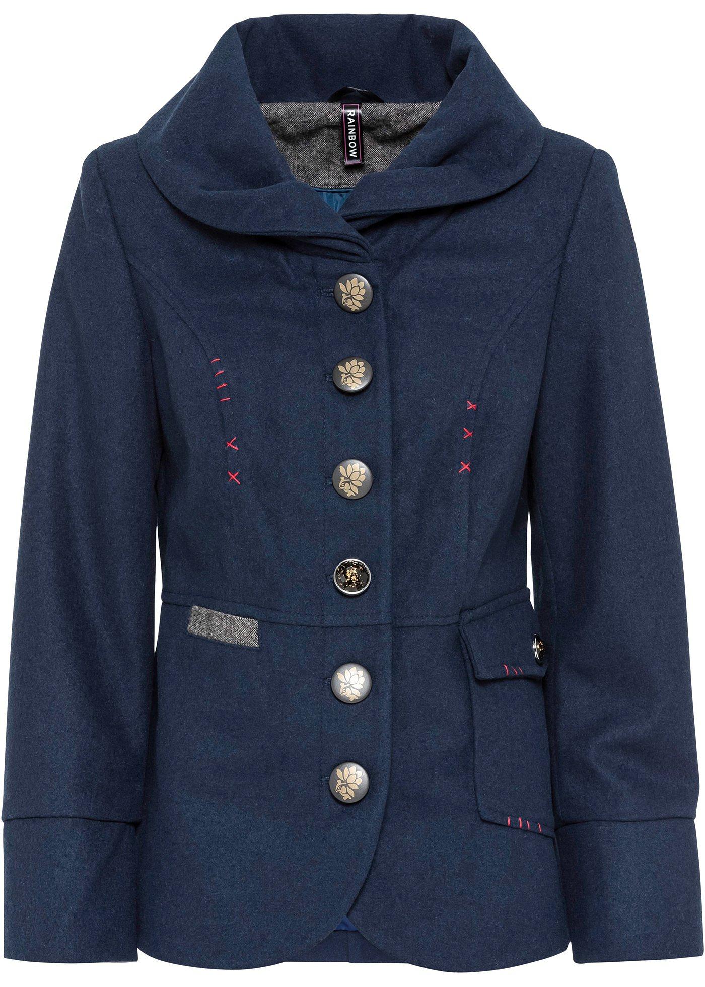 Veste avec patte de boutonnage décorative