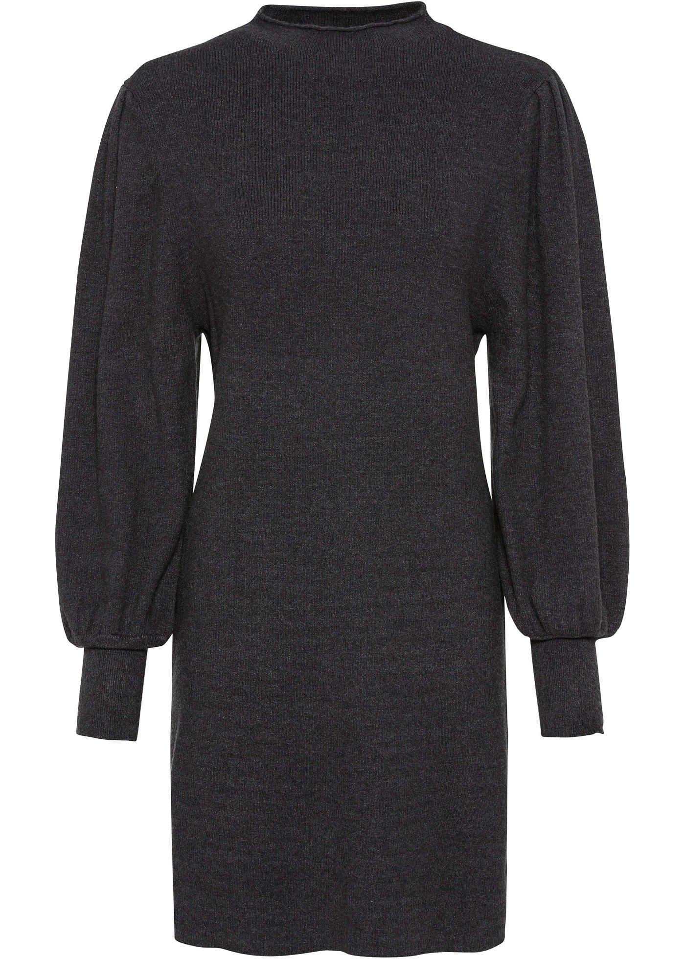 Robe en maille à manches ballon