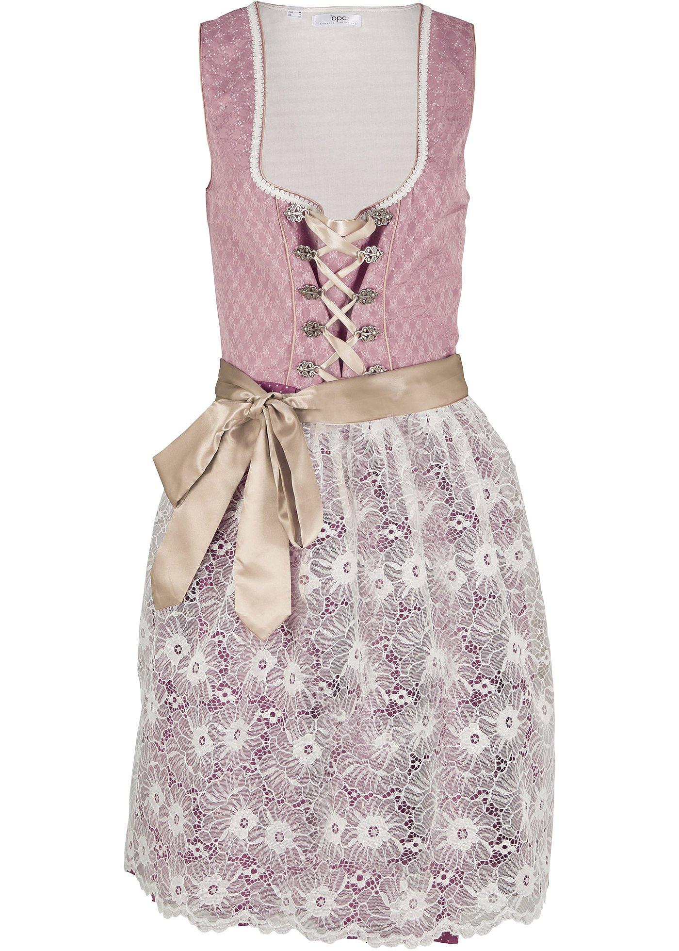 Image de Dirndl avec tablier en dentelle (Ens. 2 pces.)