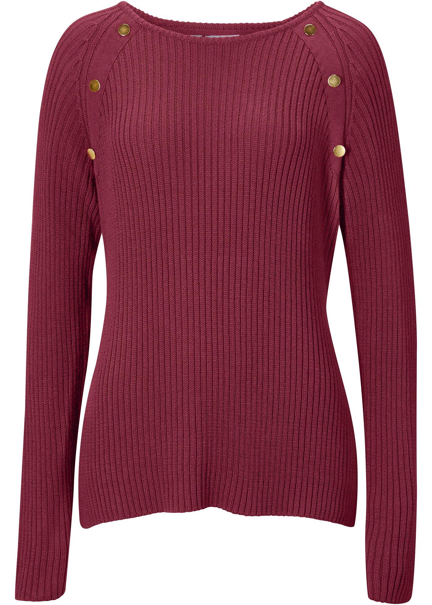 Pull en maille côtelée