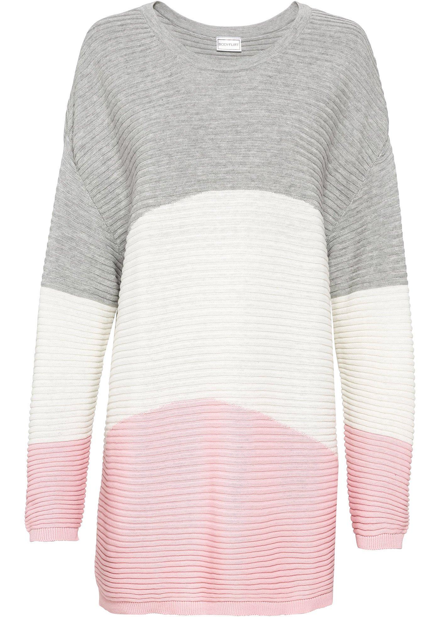 Pull à motif côtelé