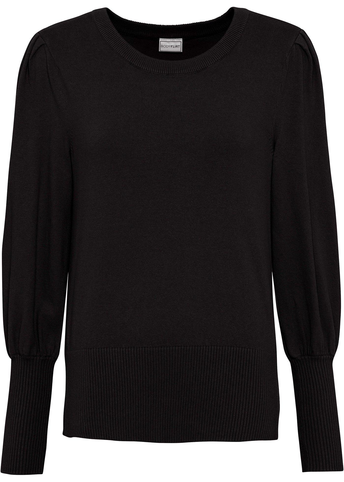 Pull à manches bouffantes