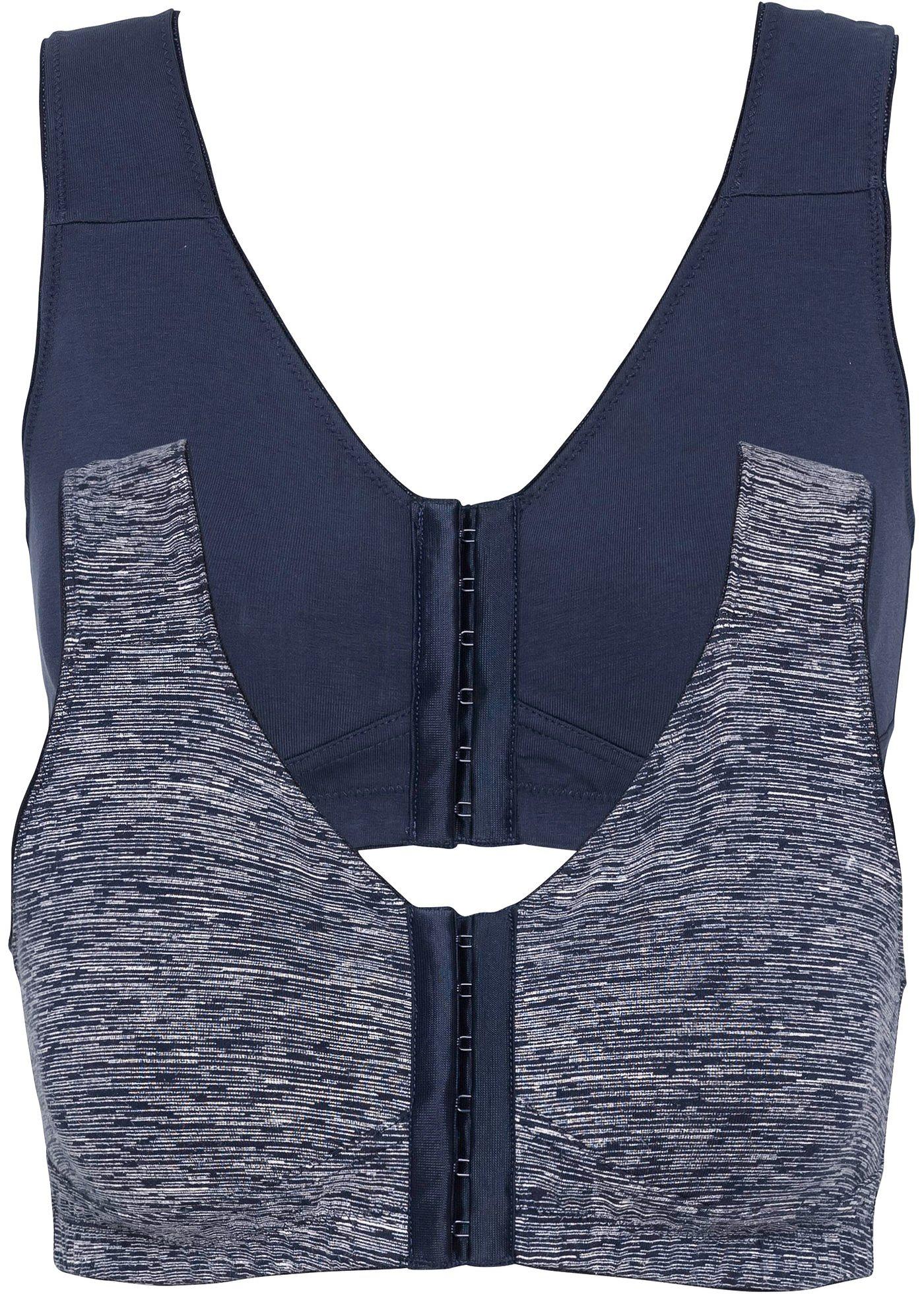 Lot de 2 soutiens-gorge fermeture devant