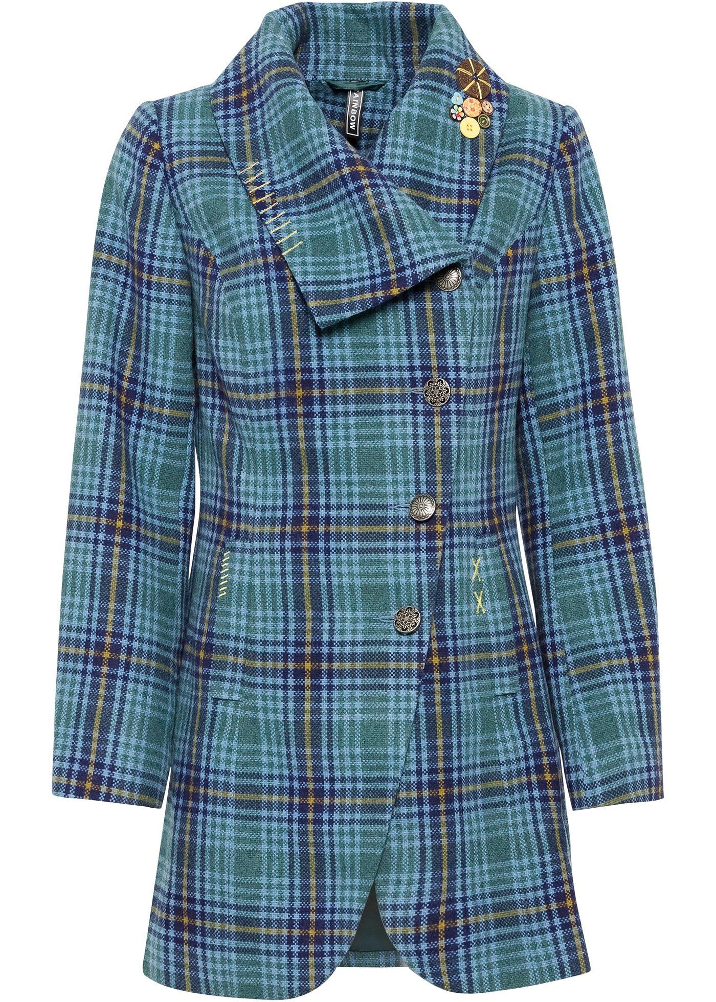 Manteau à col large