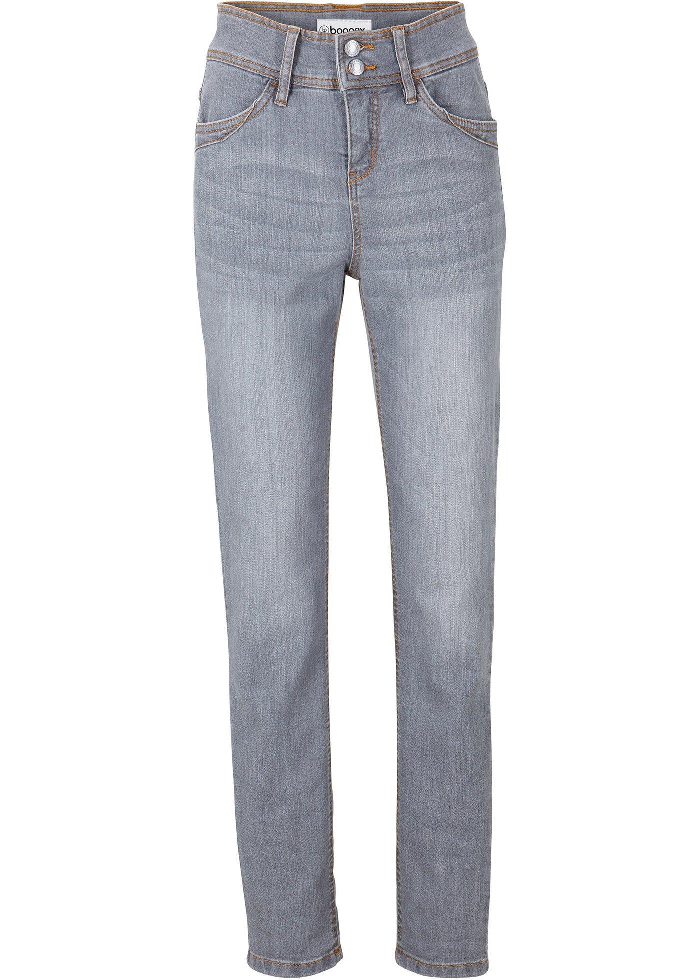 Jean confort extensible, taille haute, Slim