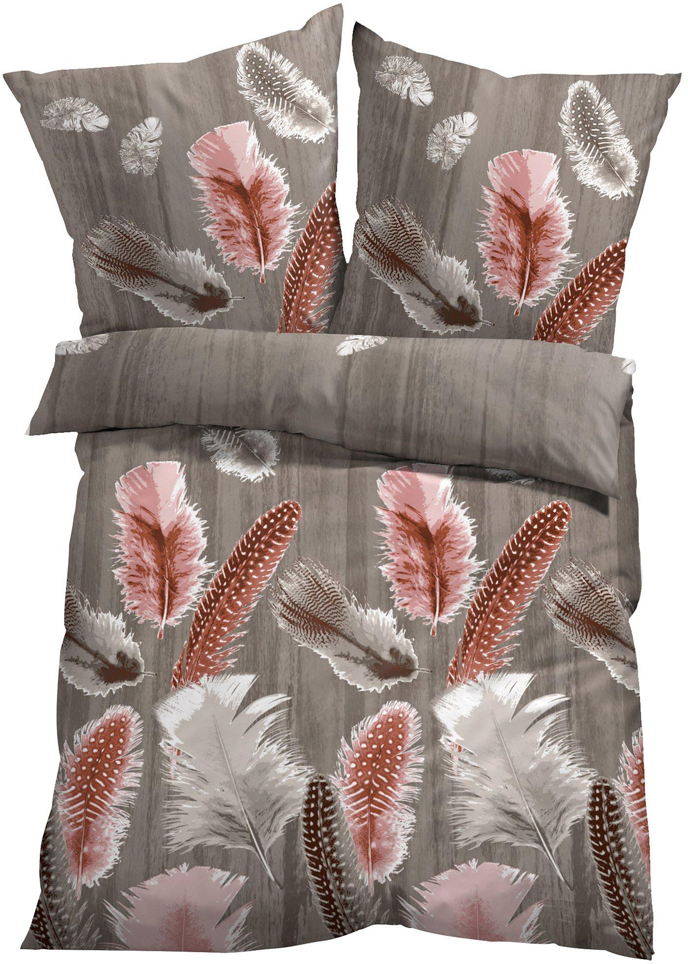 Parure de lit à motif plume