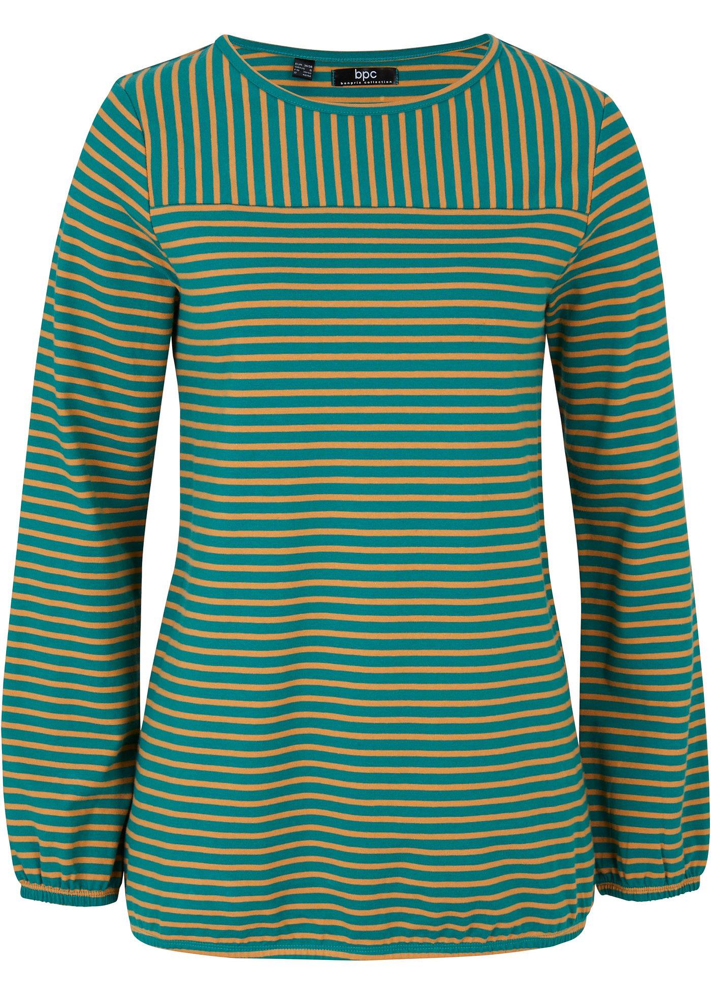 T-shirt manches longues à rayures