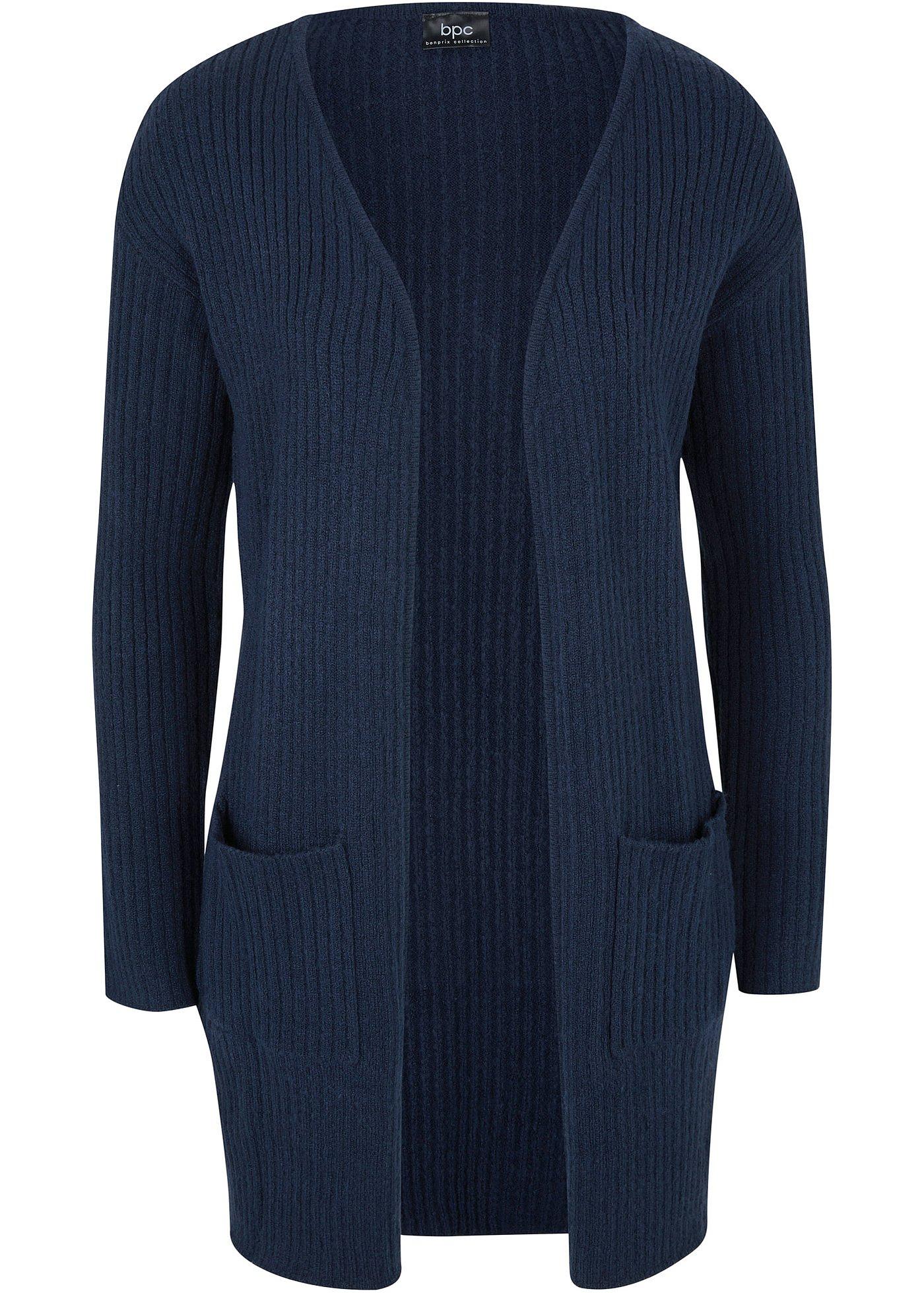 Gilet en maille à larges côtes