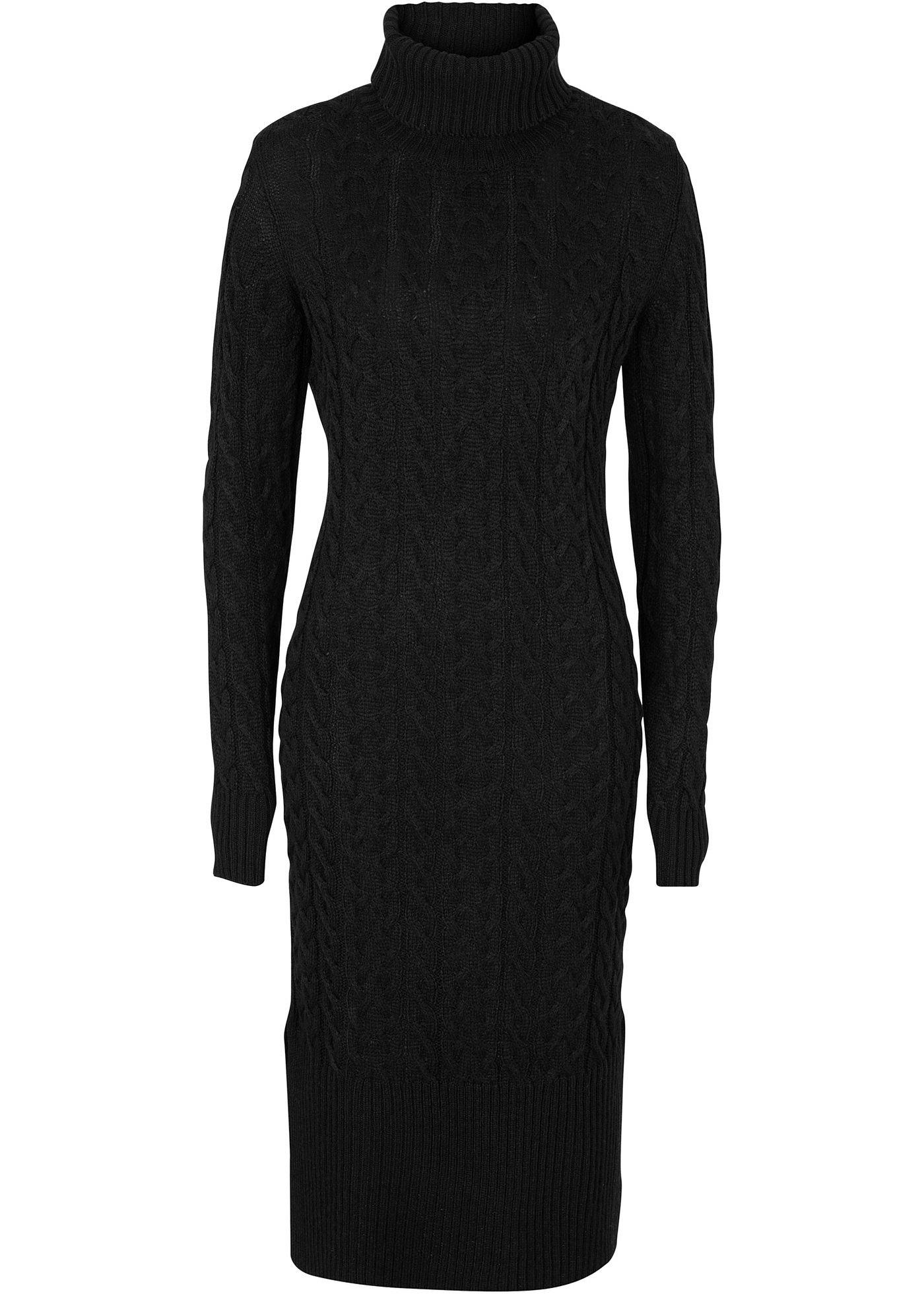 Robe en maille maxi longue structurée