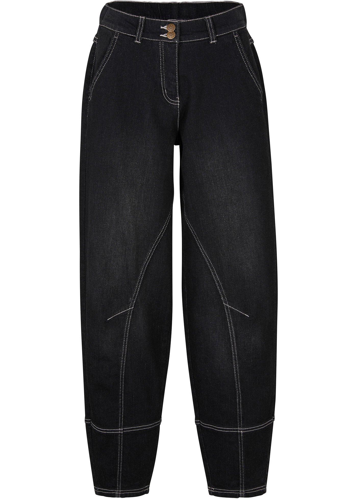 Jean à jambes larges et taille confortable