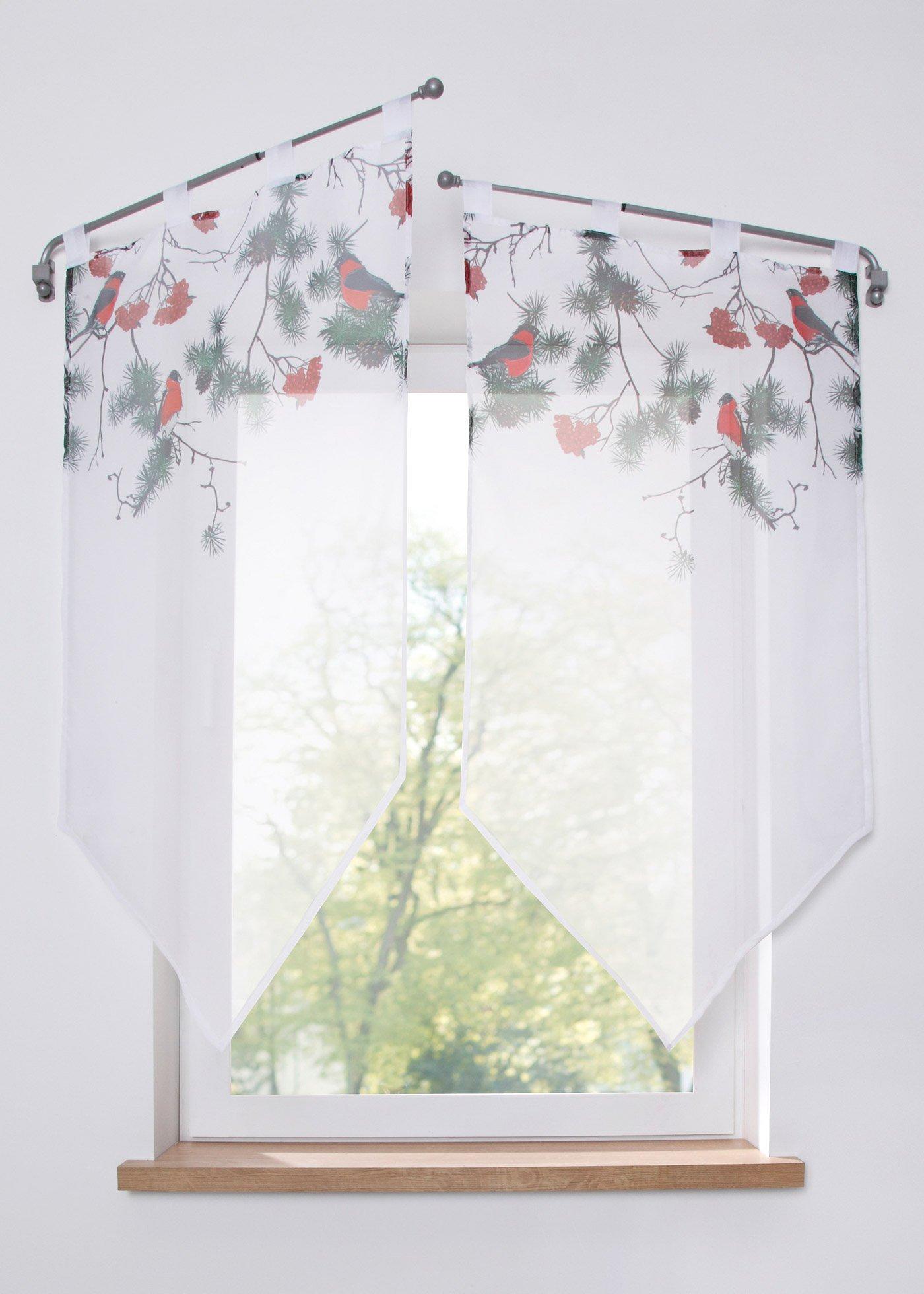 Vitrage imprimé (1 pce.)