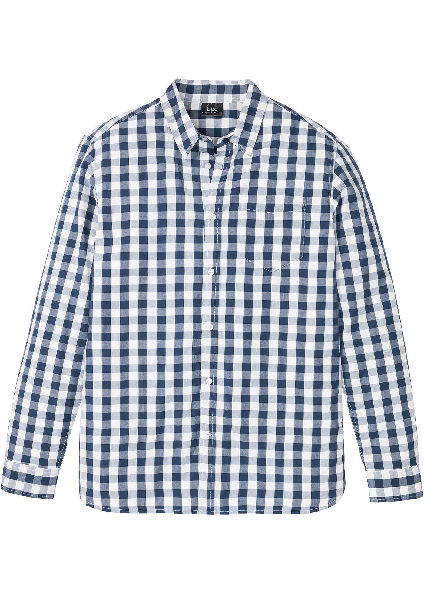 Chemise manches longues coupe confort