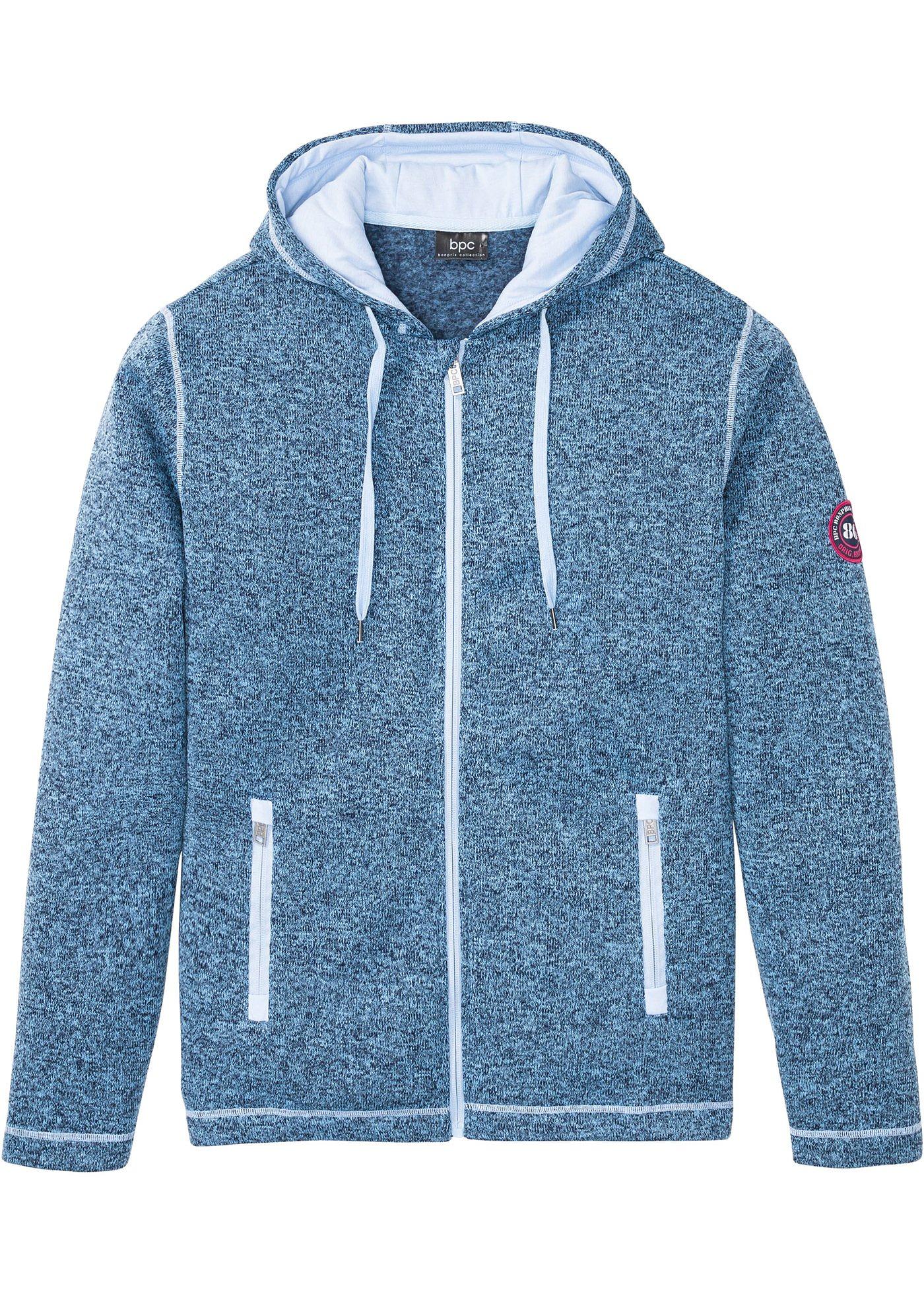 Veste en maille polaire à capuche