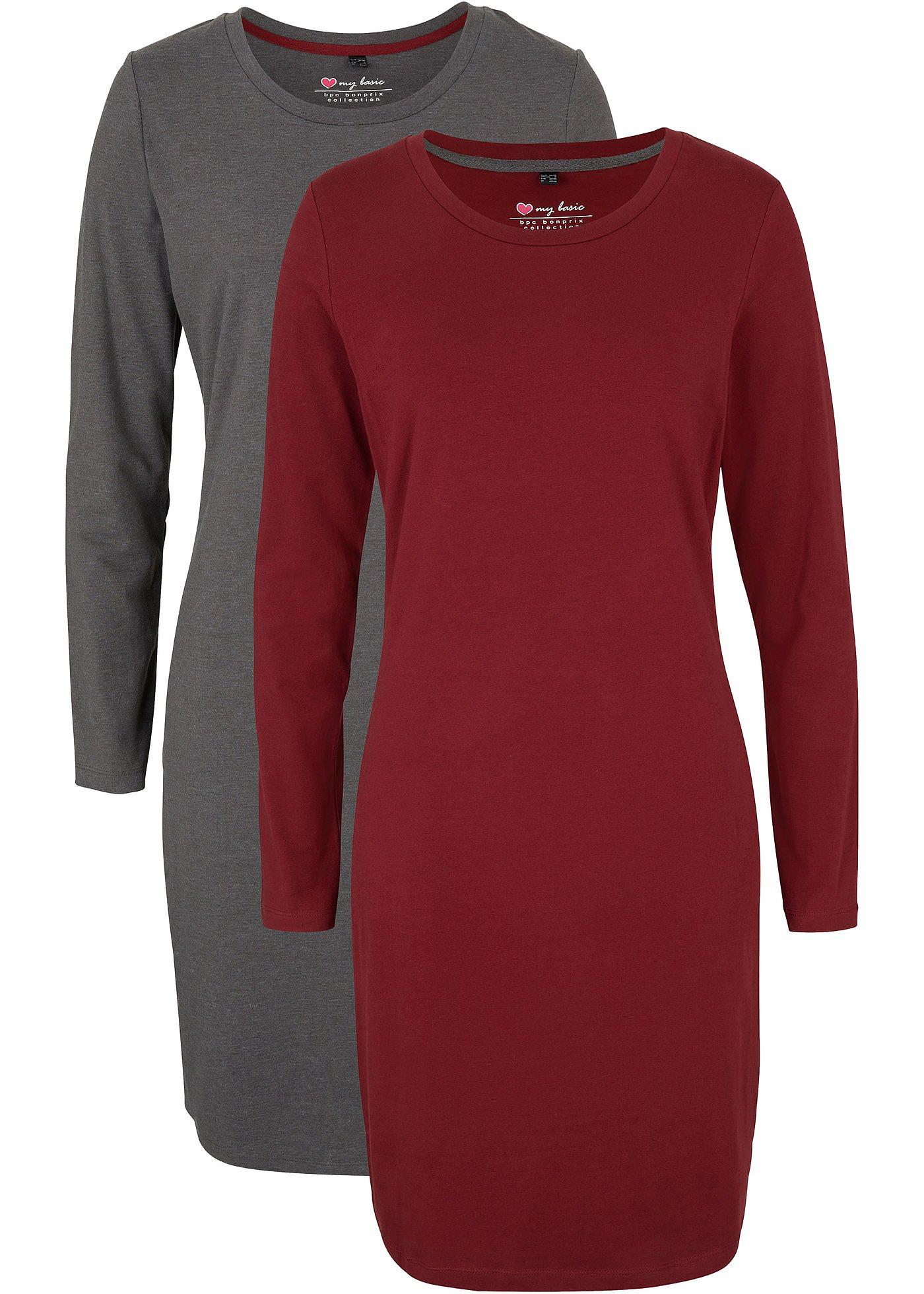 Lot de 2 robes en jersey