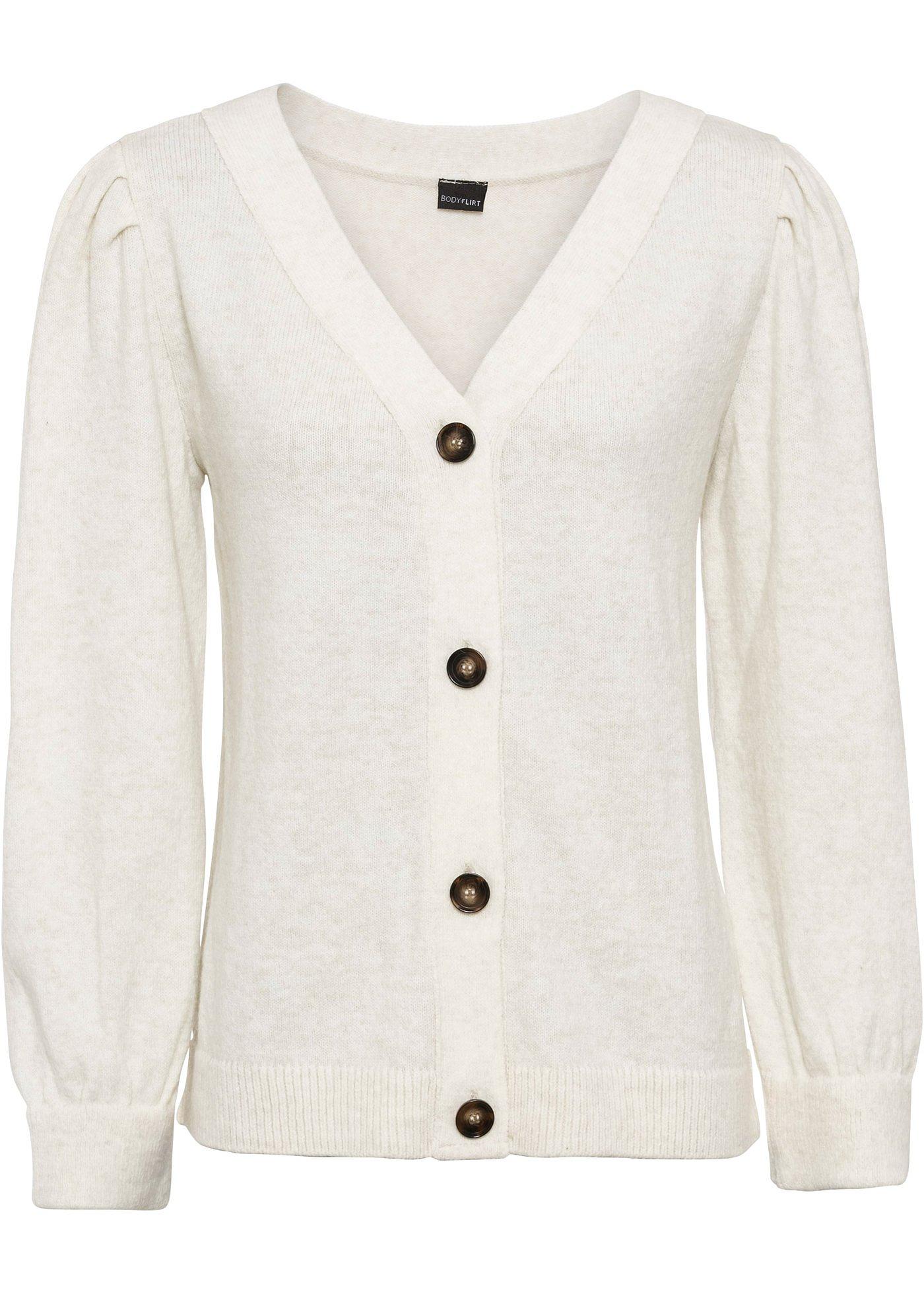 Gilet en maille à manches ballon