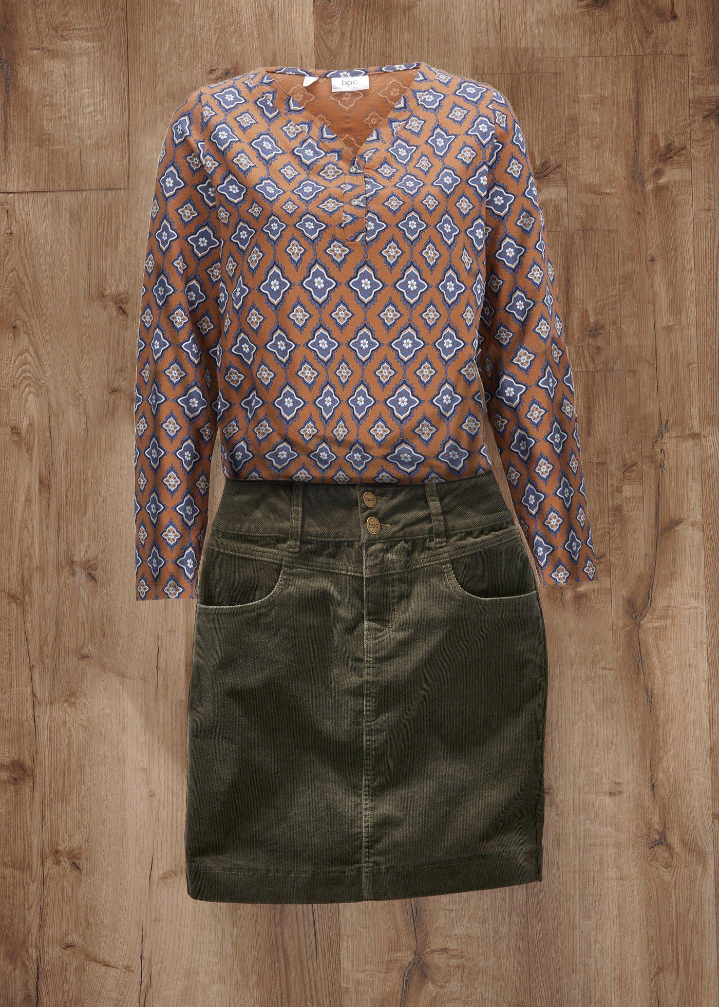 T-shirt manches longues à imprimé all-over