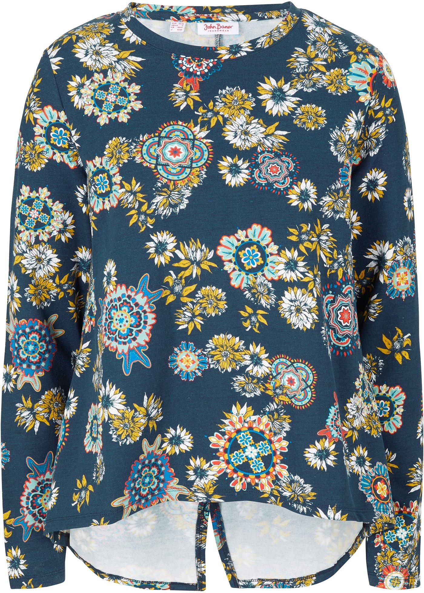 Sweat-shirt long, imprimé