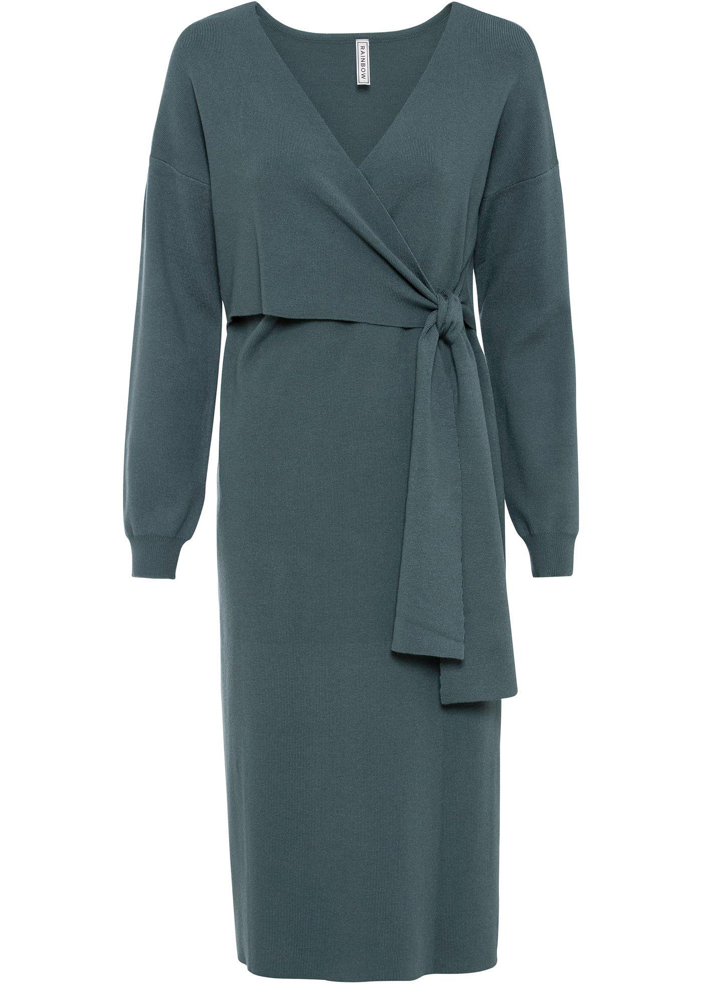 Robe en maille style portefeuille