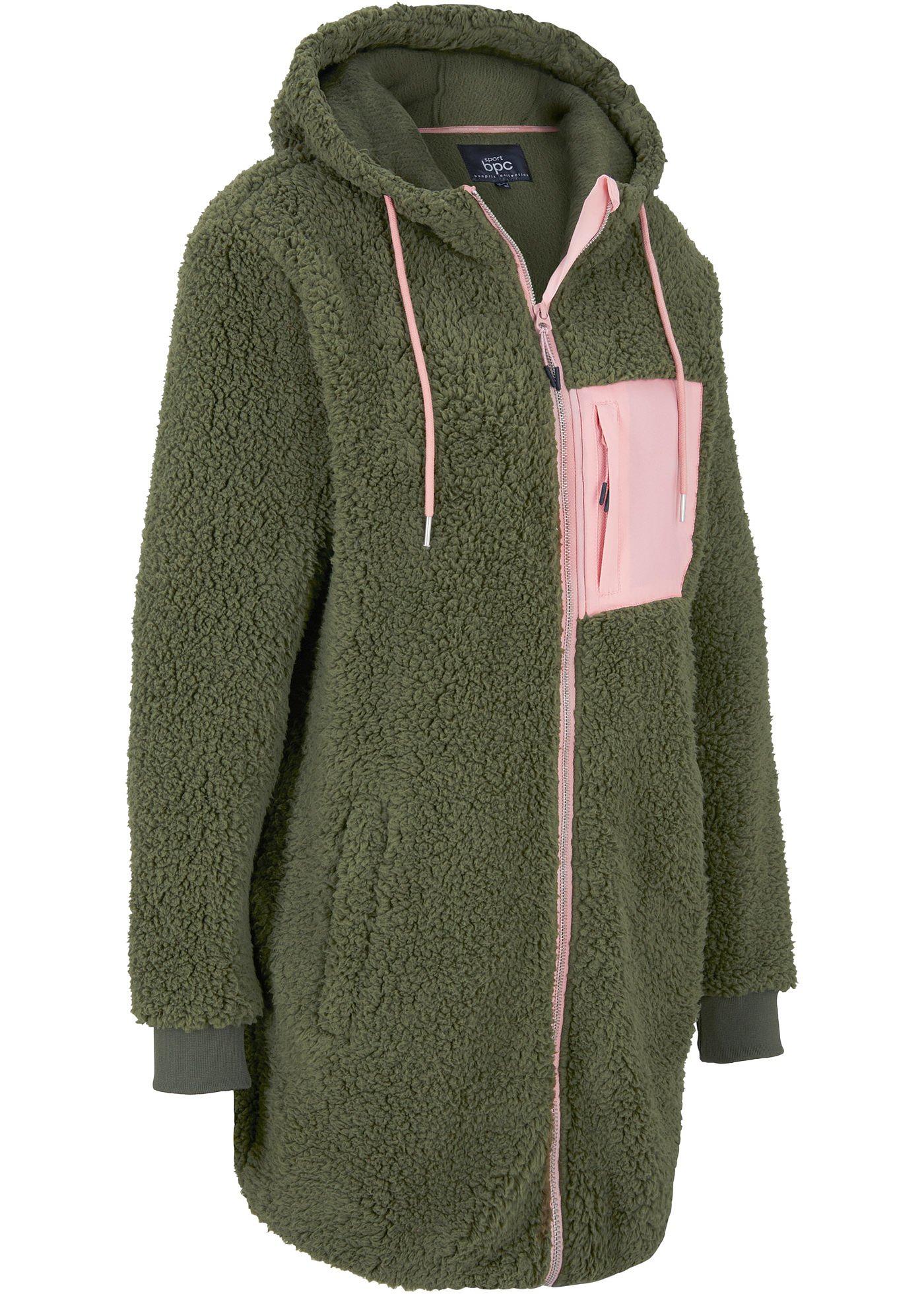 Veste mode en polaire peluche à manches longues