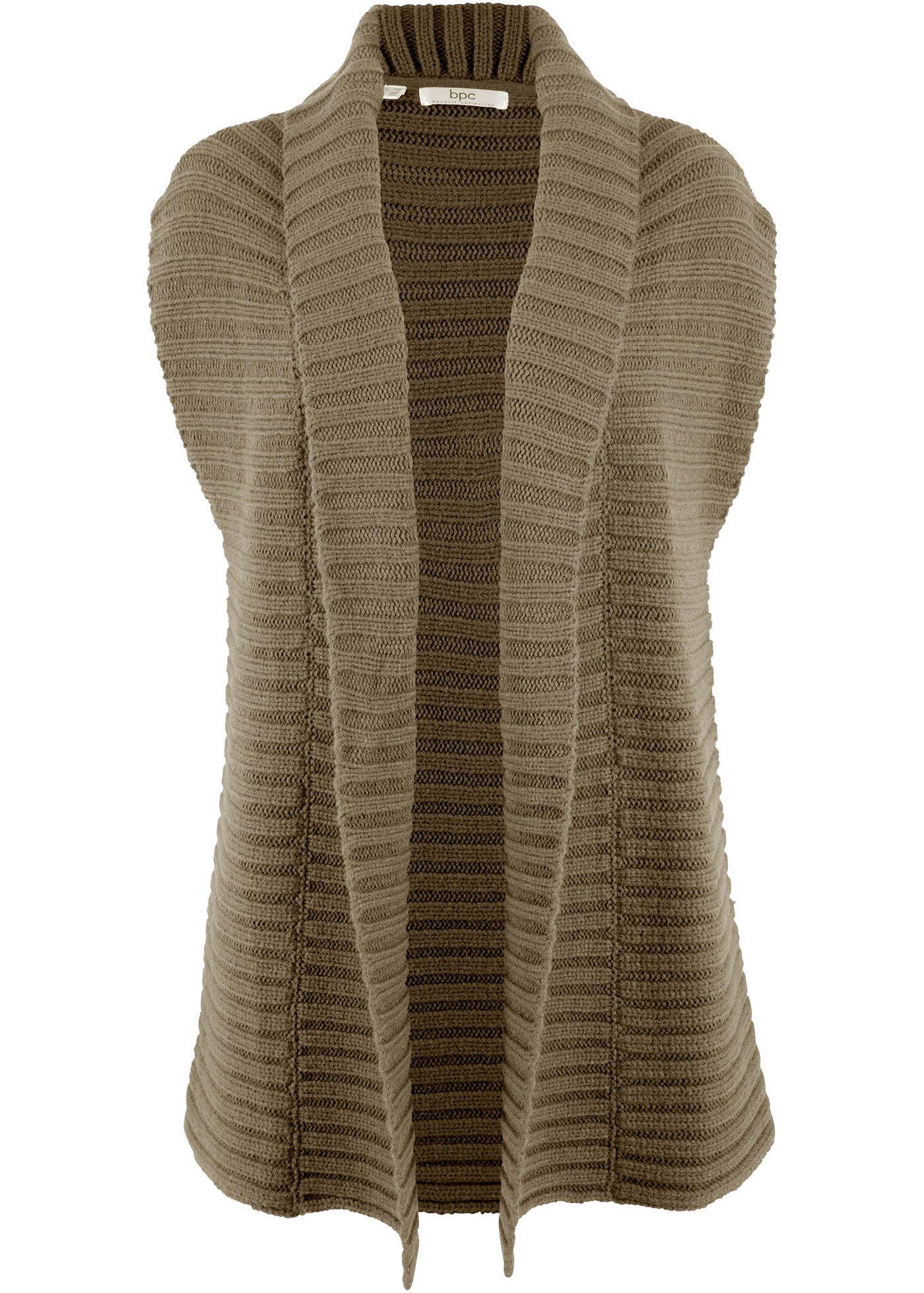 Gilet sans manches en maille