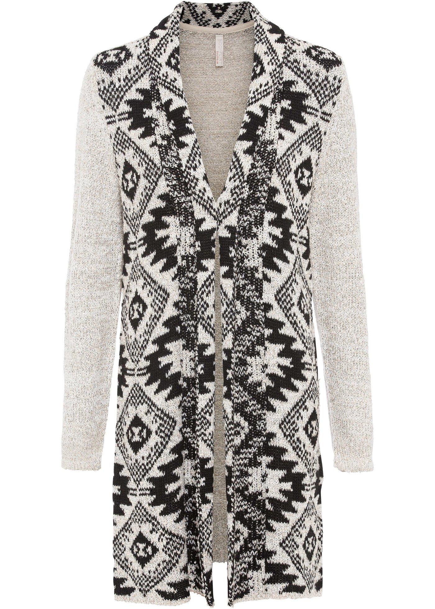 Gilet en maille à imprimé