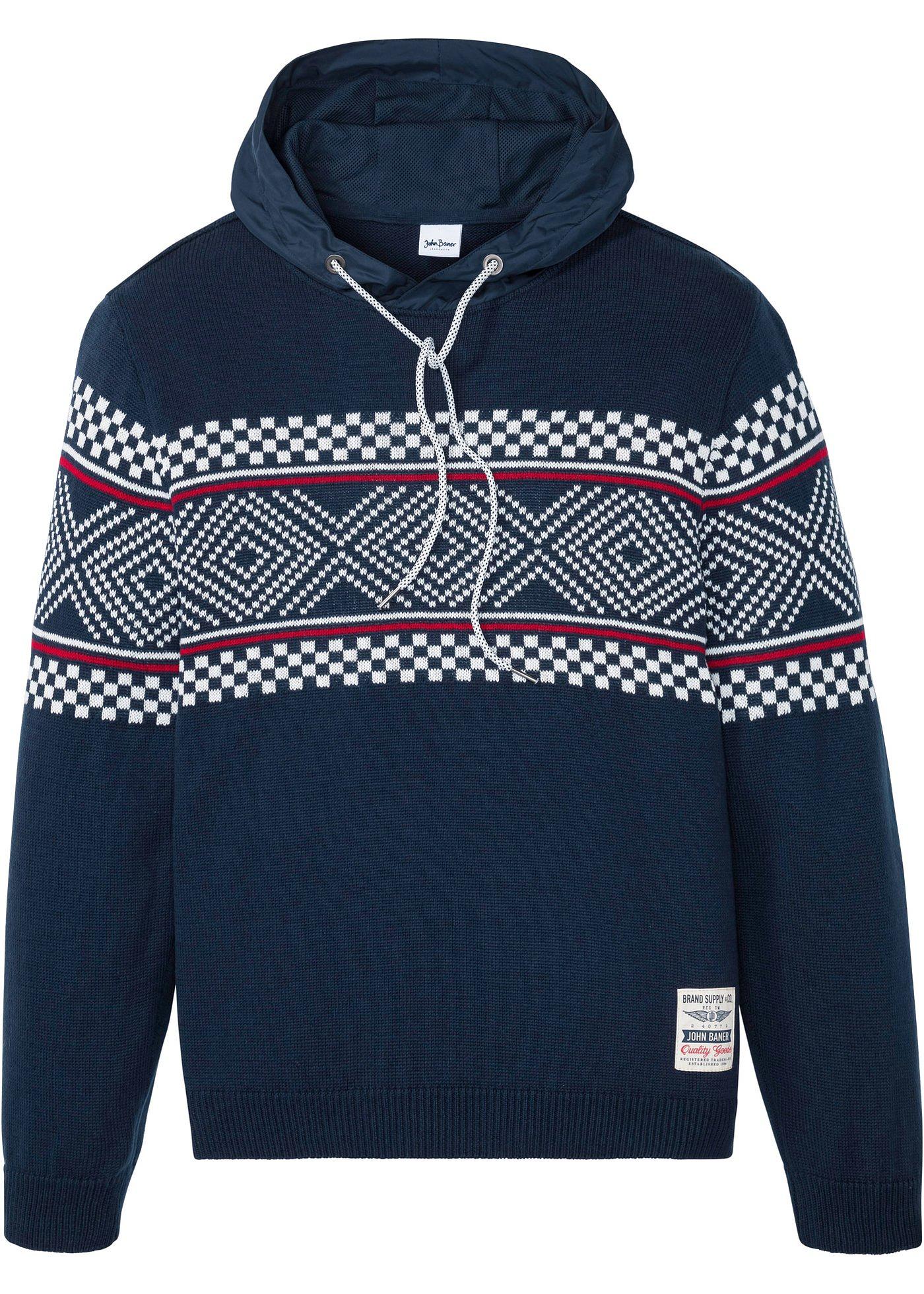 Pull norvégien à capuche