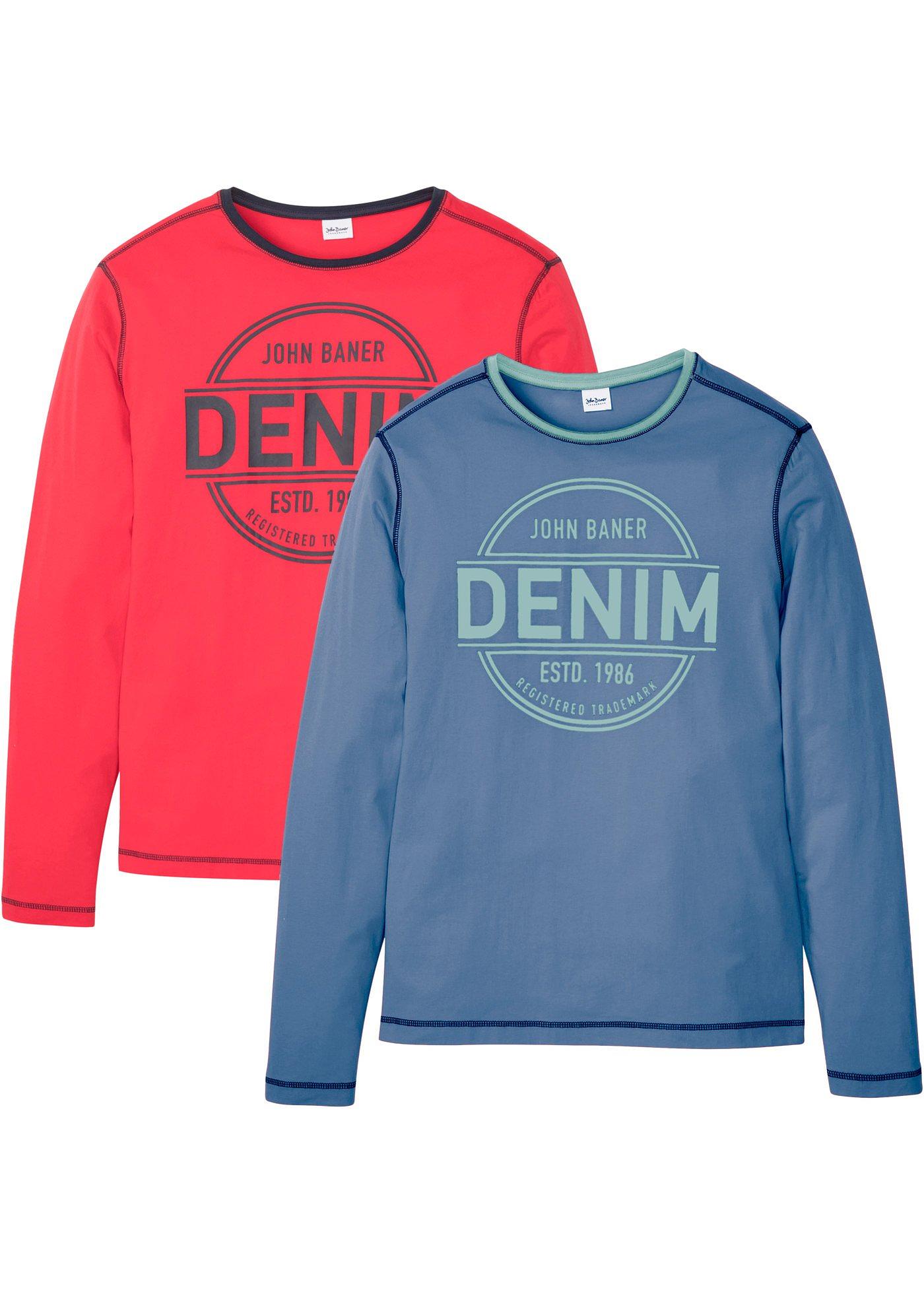 Lot de 2 T-shirts manches longues