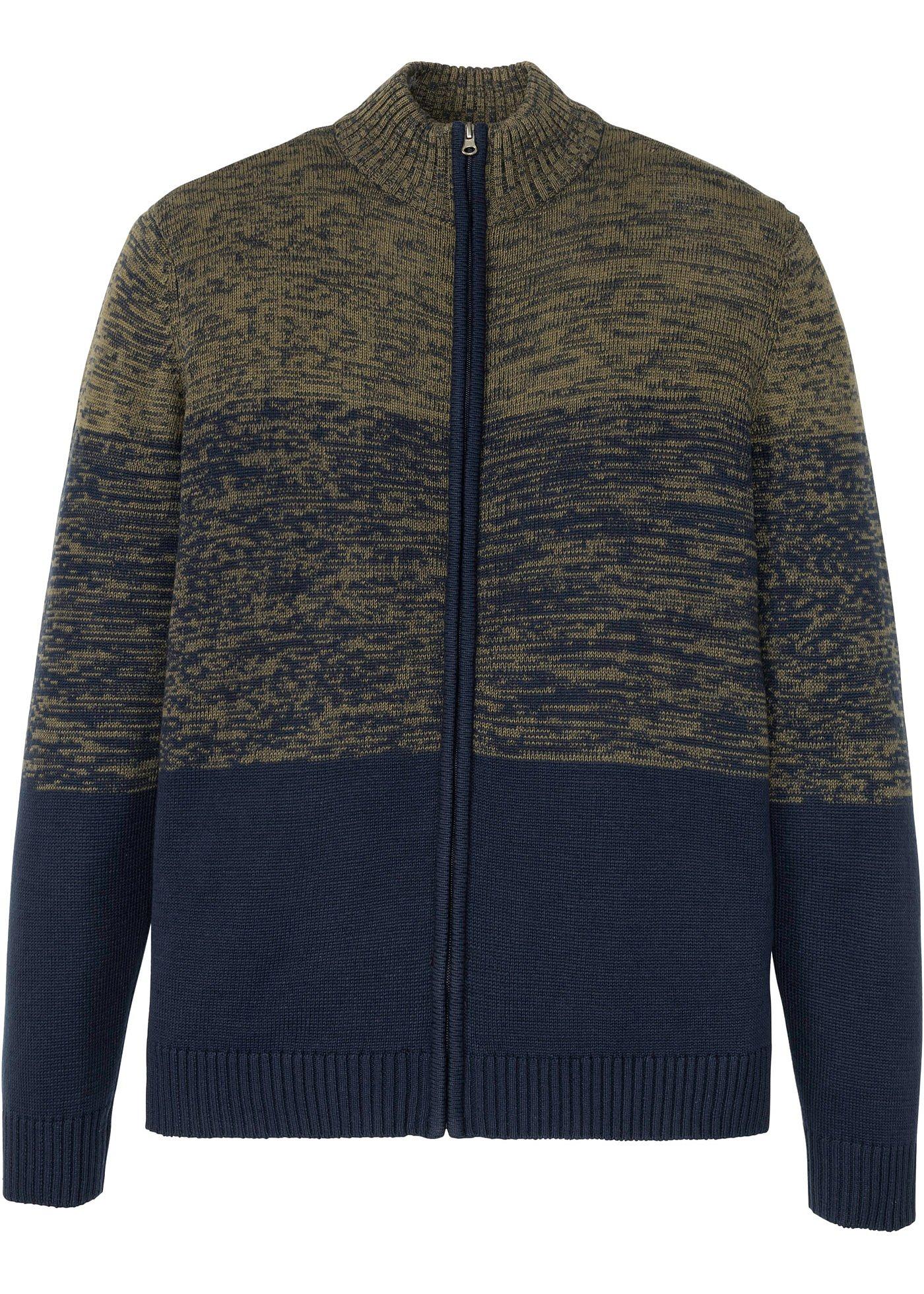 Gilet en maille à col montant