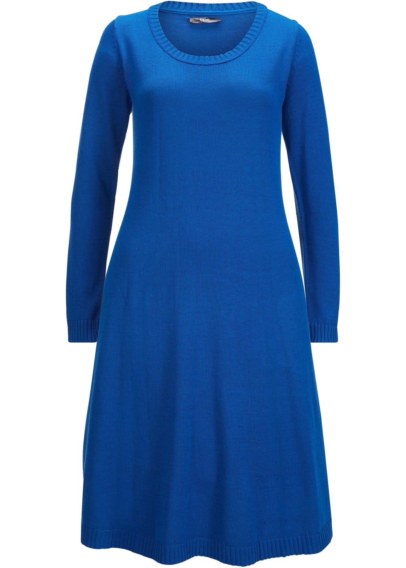 Robe en maille forme évasée