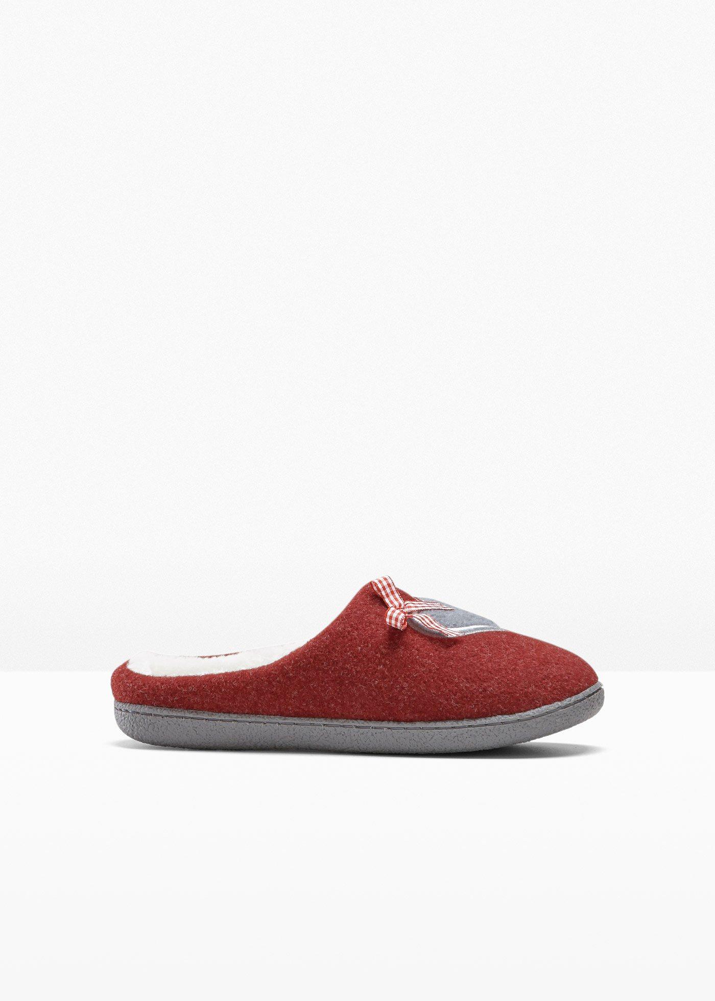 Chaussons motif cœur