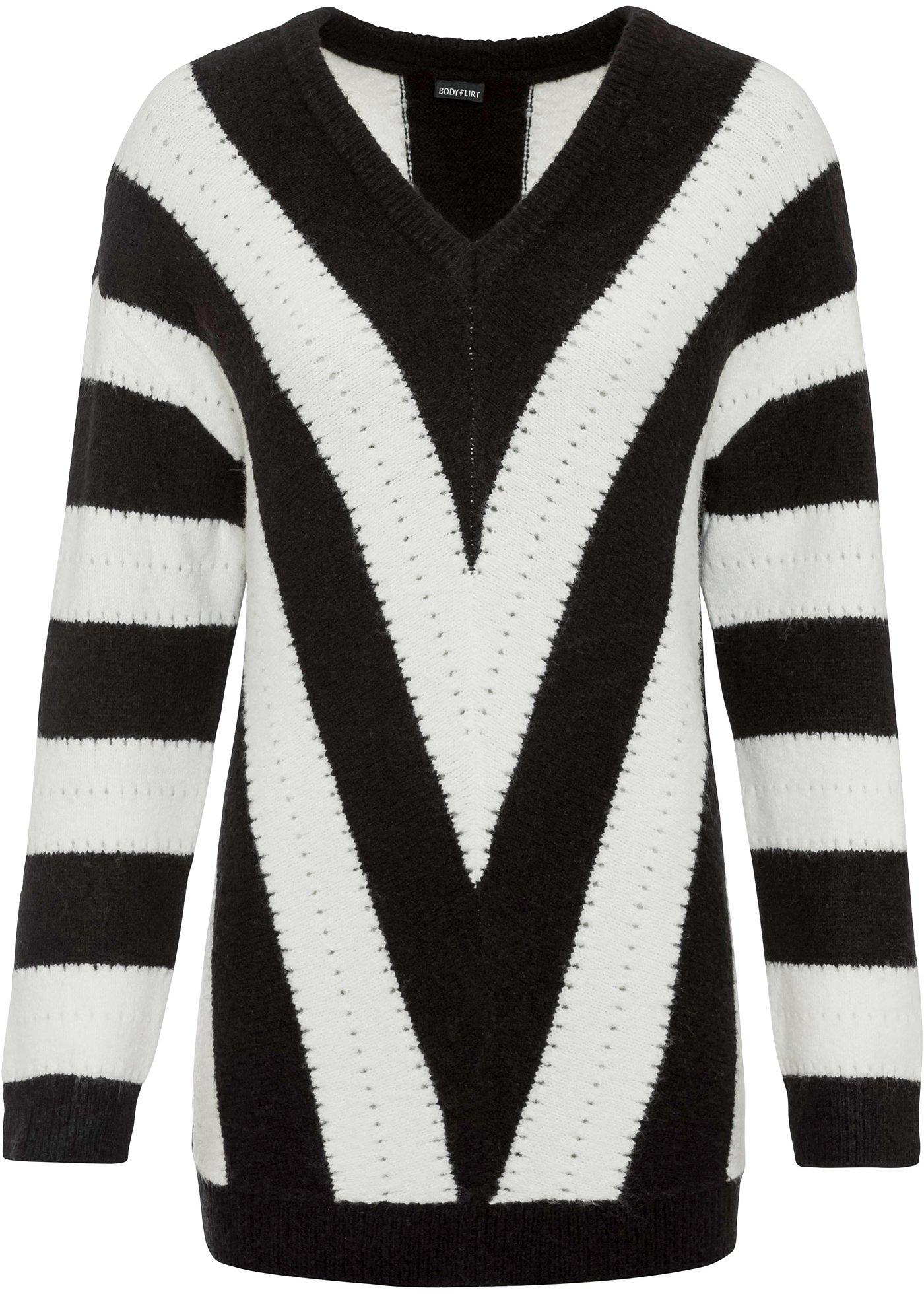 Pull à rayures oversize