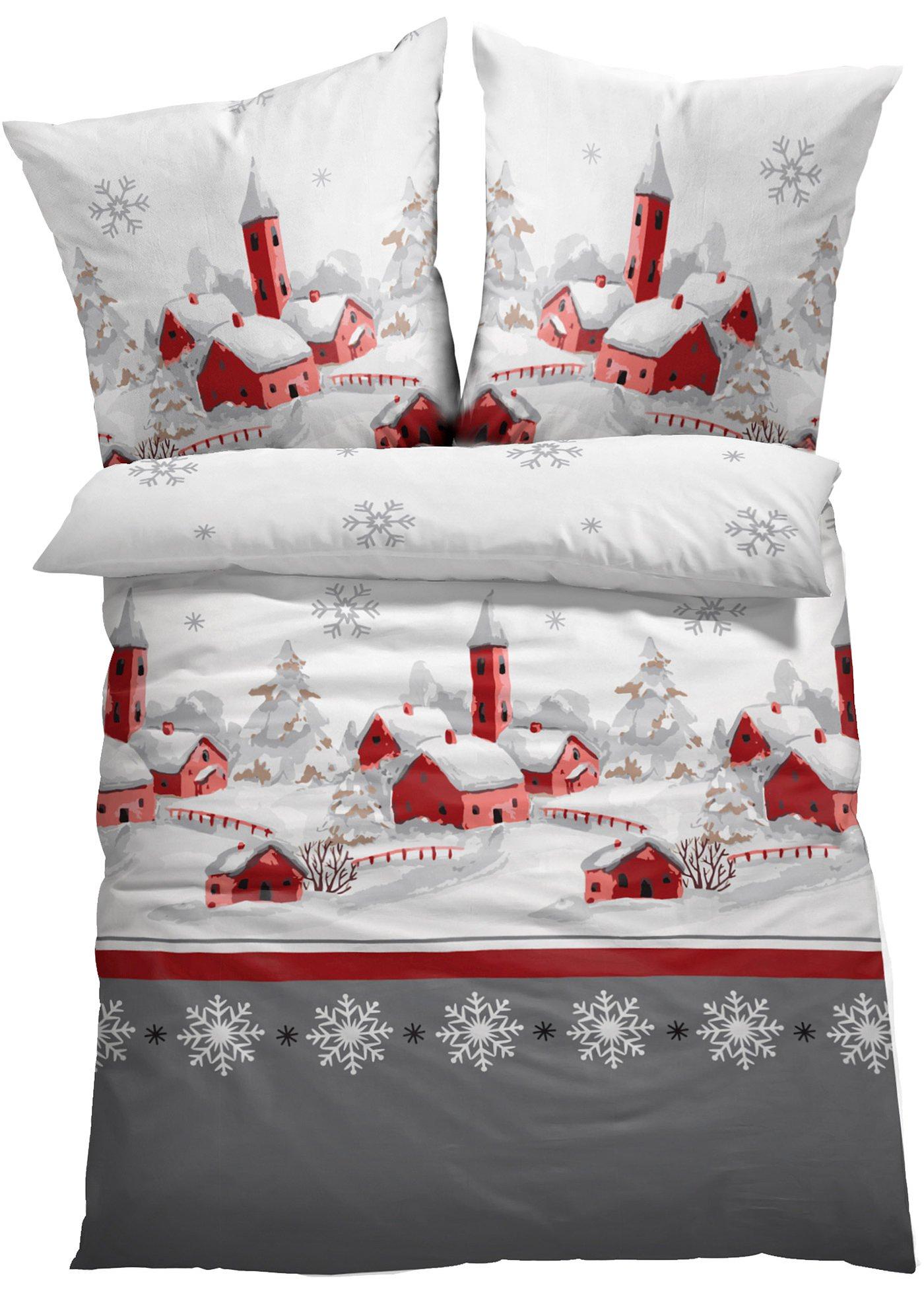 Parure de lit motif paysage